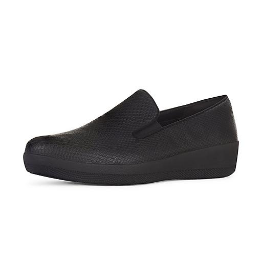 Women s SUPERSKATE Faux Leather Loafers FitFlop EU