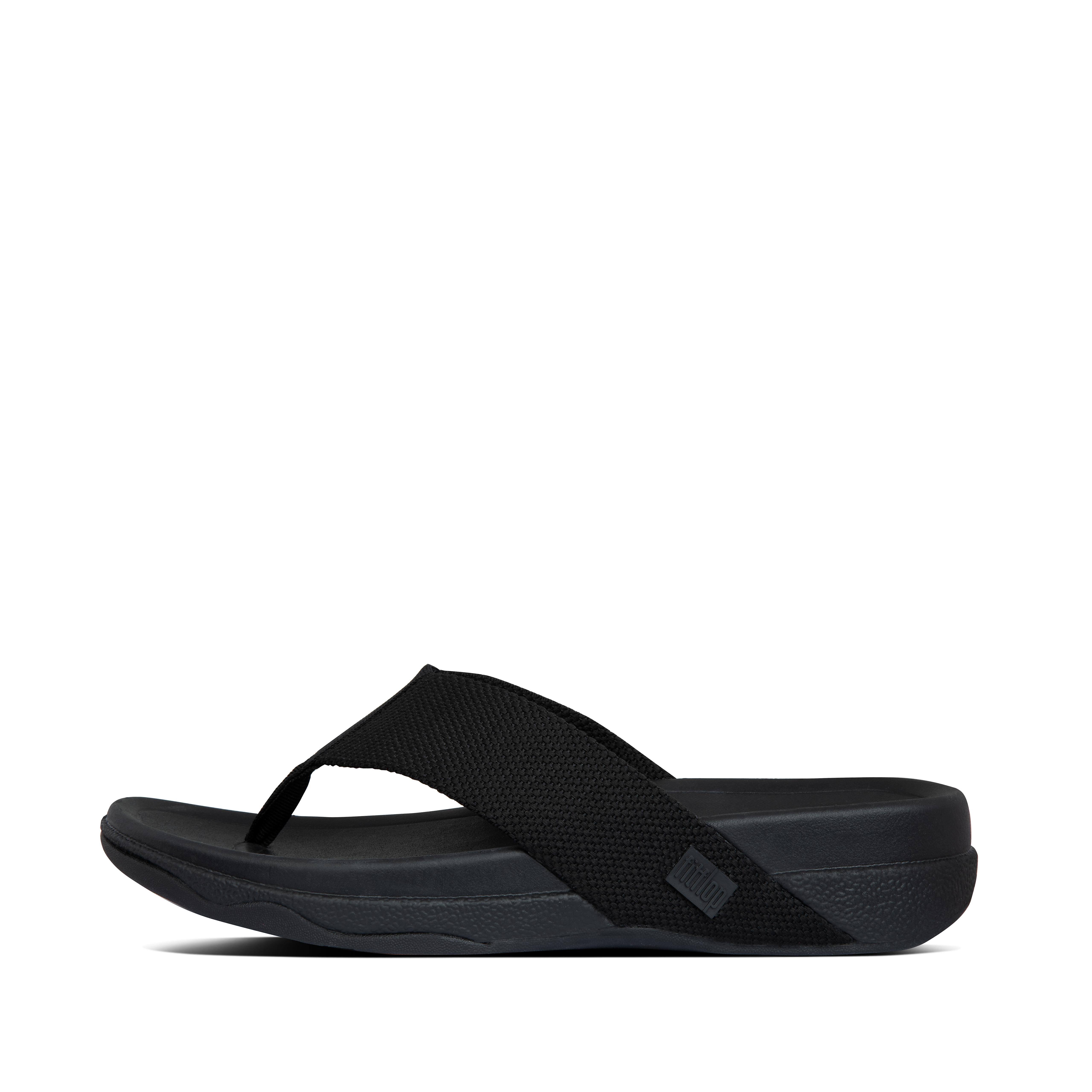 flip flops with material toe post