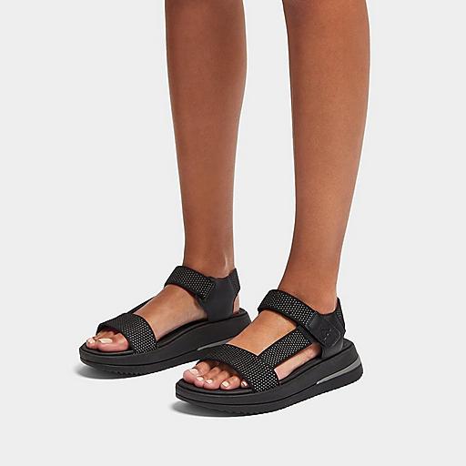 Sandals with strap on 2024 back