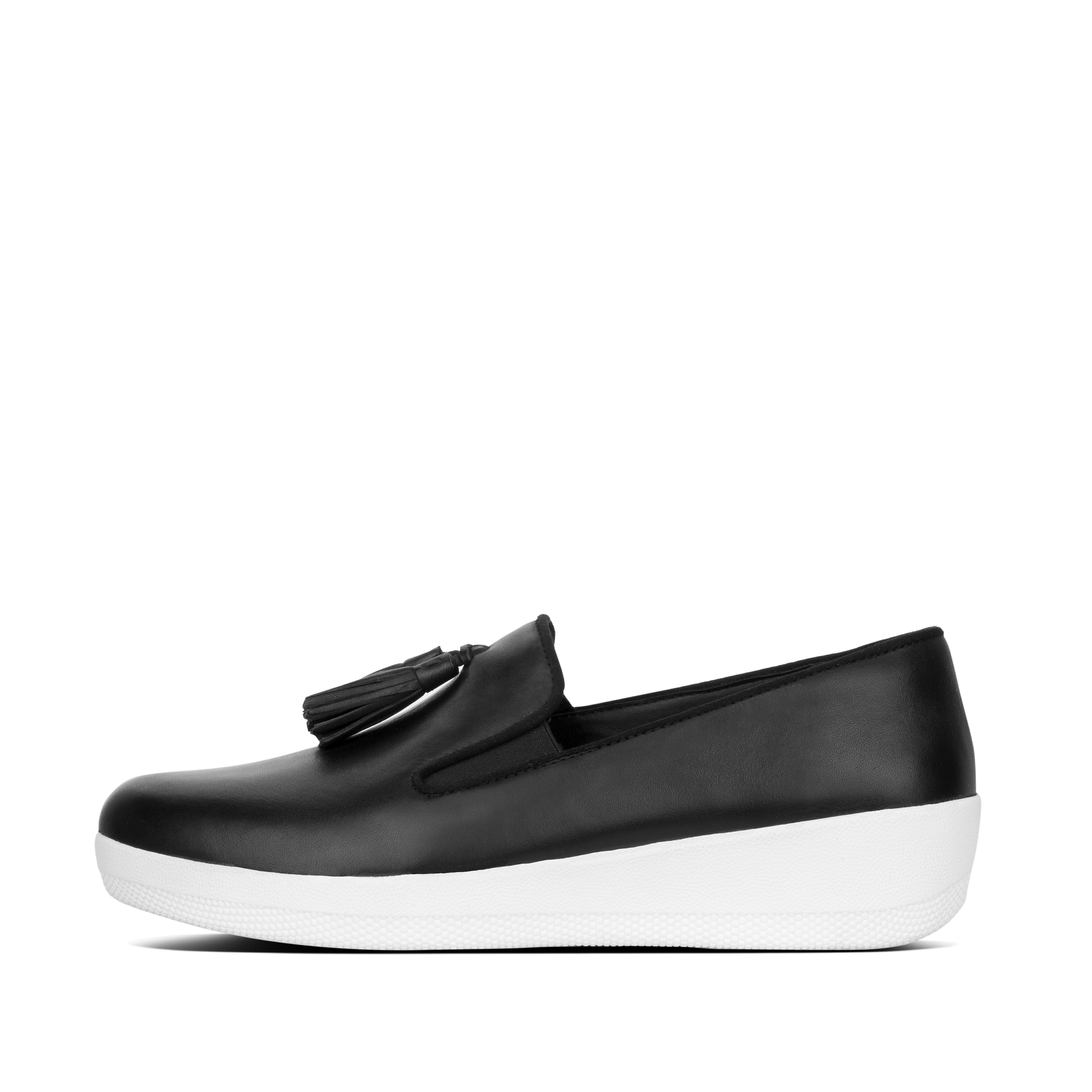 fitflop tassel superskate wedge loafer