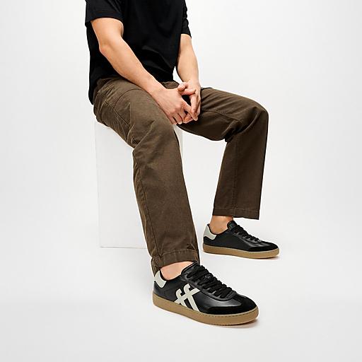 bull_tan_さん12-8-3 Men's Dash Mens Leather Sneakers | FitFlop CA