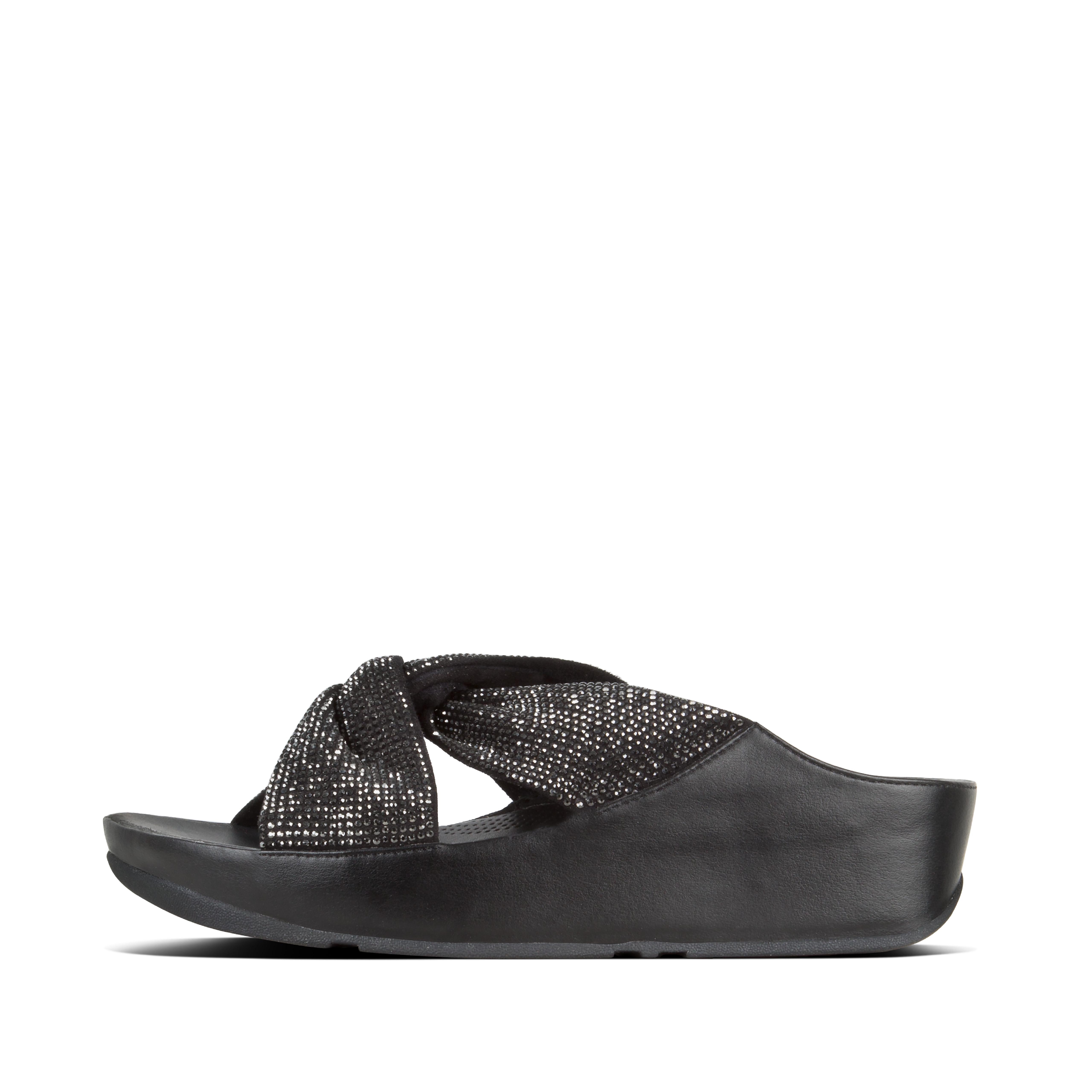 Fitflop twiss 2025 crystal slide sandal