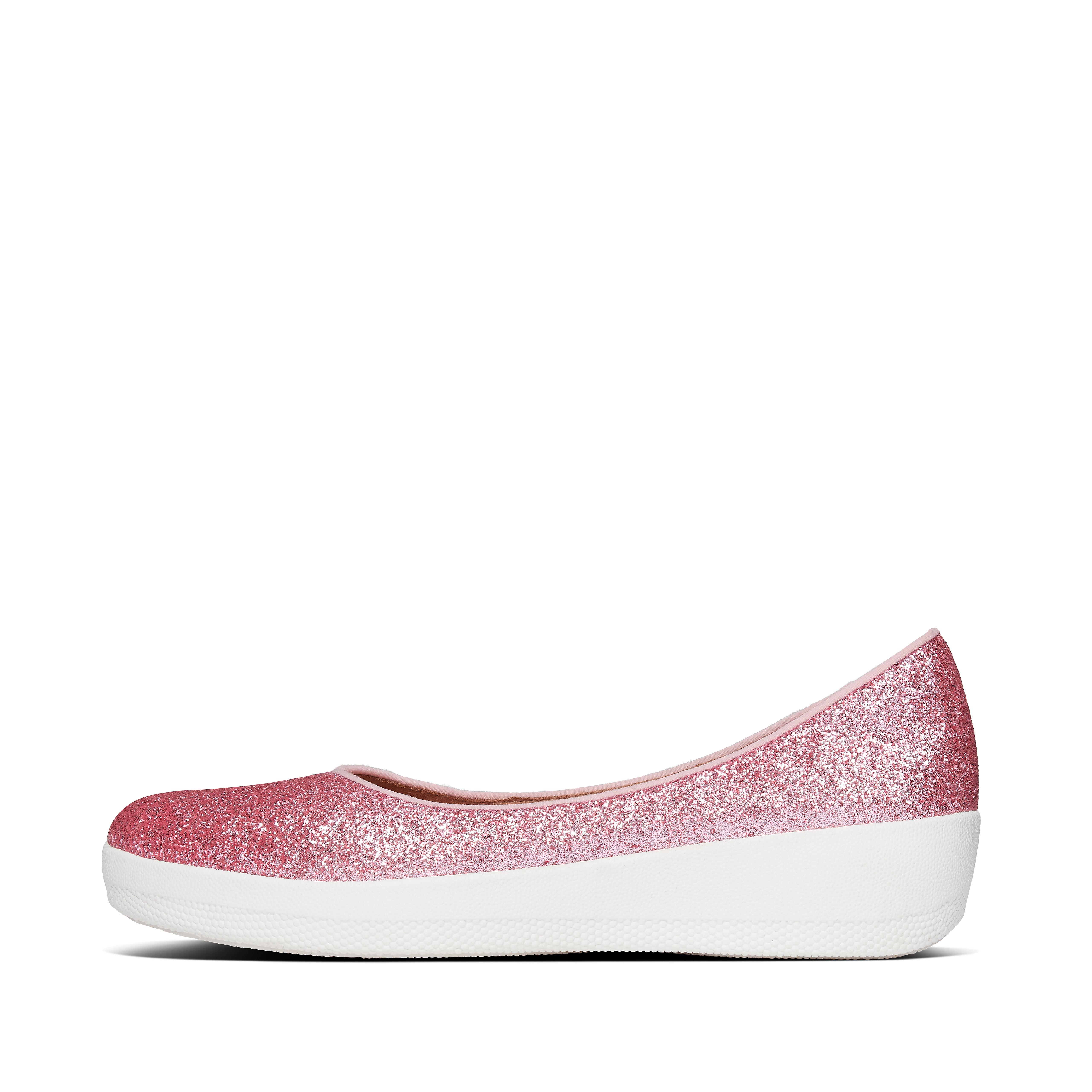 glitter ballet pumps