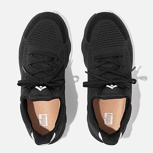 Amazon.com | FitFlop F-Mode Folded-Leather Flatform Women's