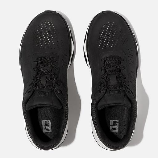Women's Vitamin-Ffx Nubuck-Leather-Mesh Sneakers | FitFlop US