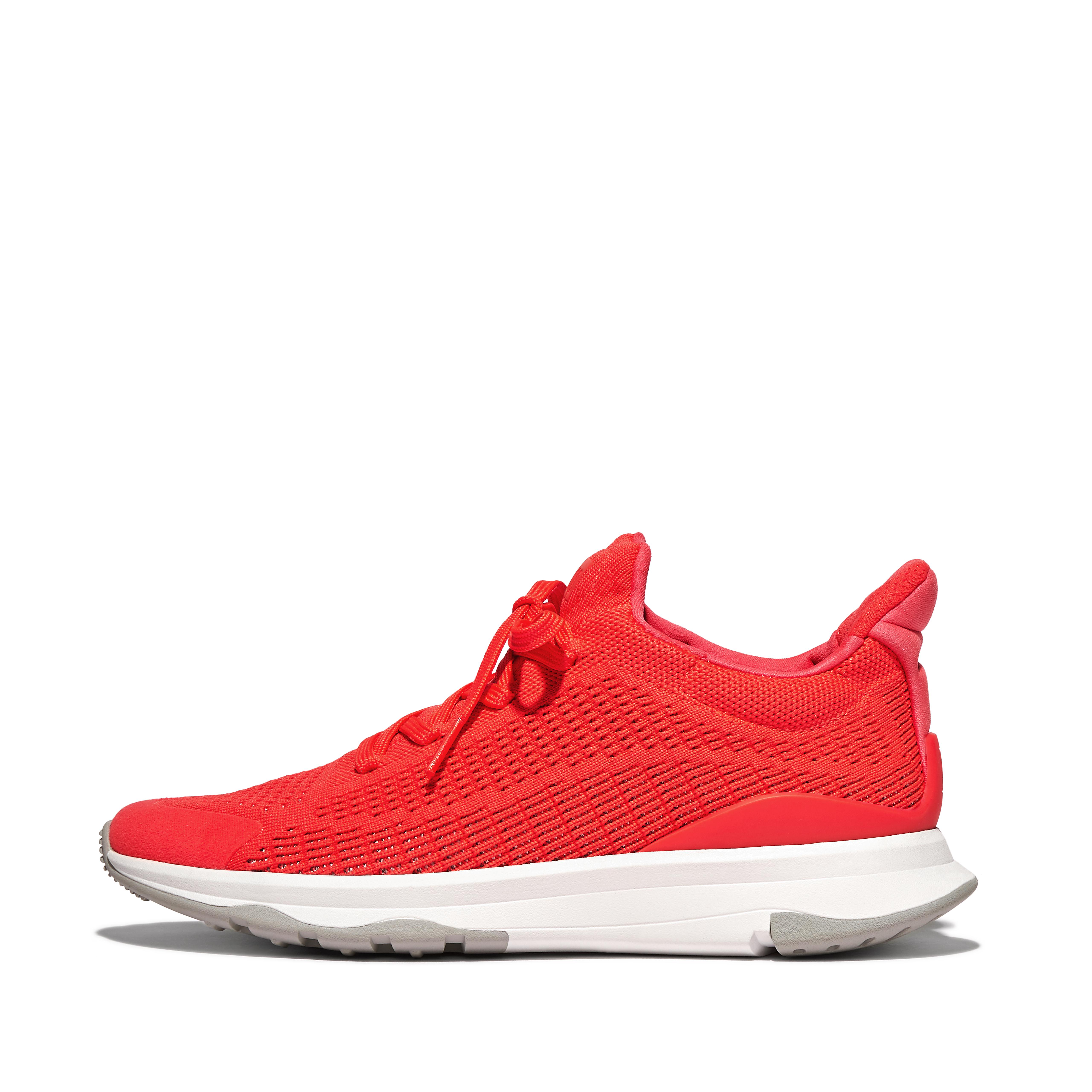Women VITAMIN FFX Neon Reflective Knit Sports Trainers Textile, Outlet