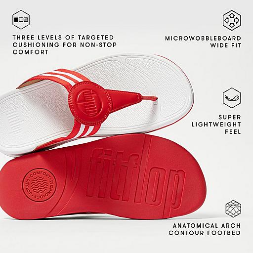 Women s WALKSTAR Wide Fit Toe Post Sandals FitFlop CA