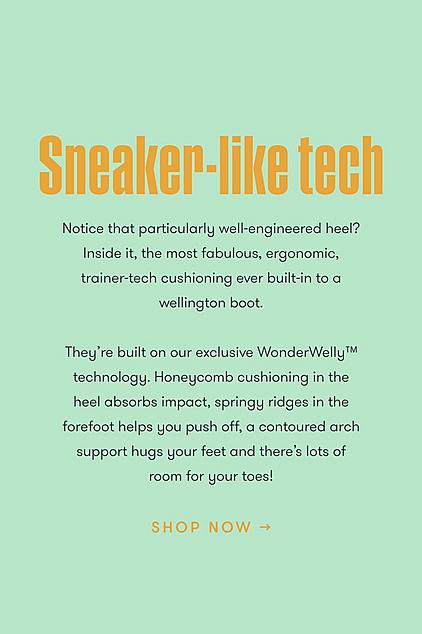 Sneaker-like tech