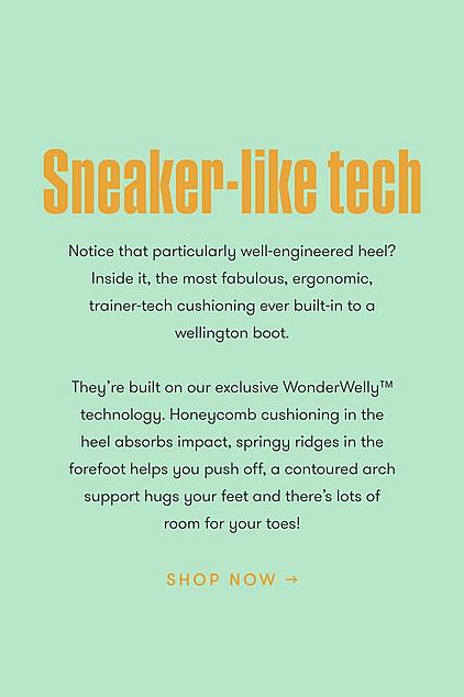 Sneaker-like tech