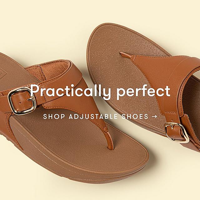 Practically perfect. Shop adjustable shoes