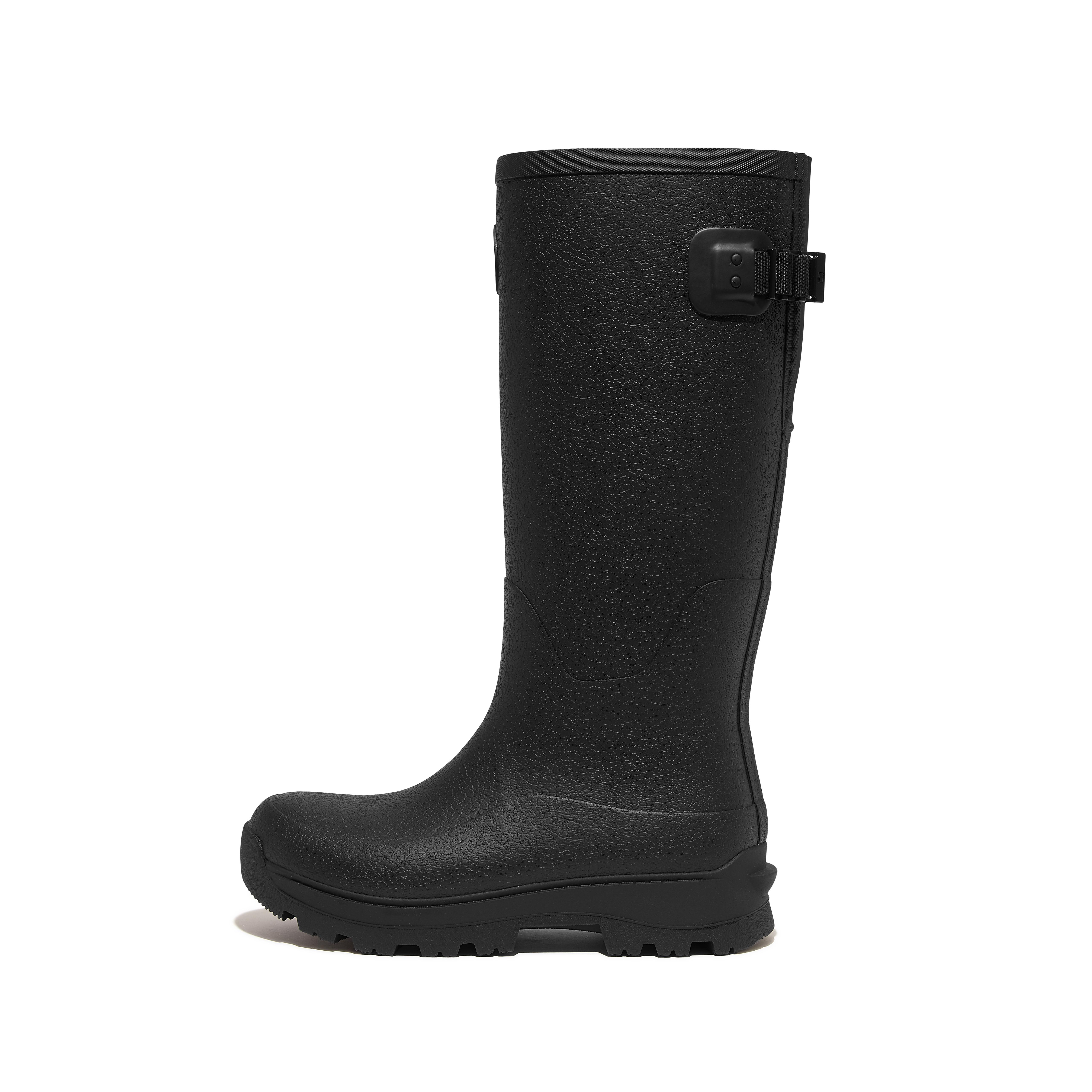 핏플랍 Fitflop High-Performance Tall Wellington Boots,All Black
