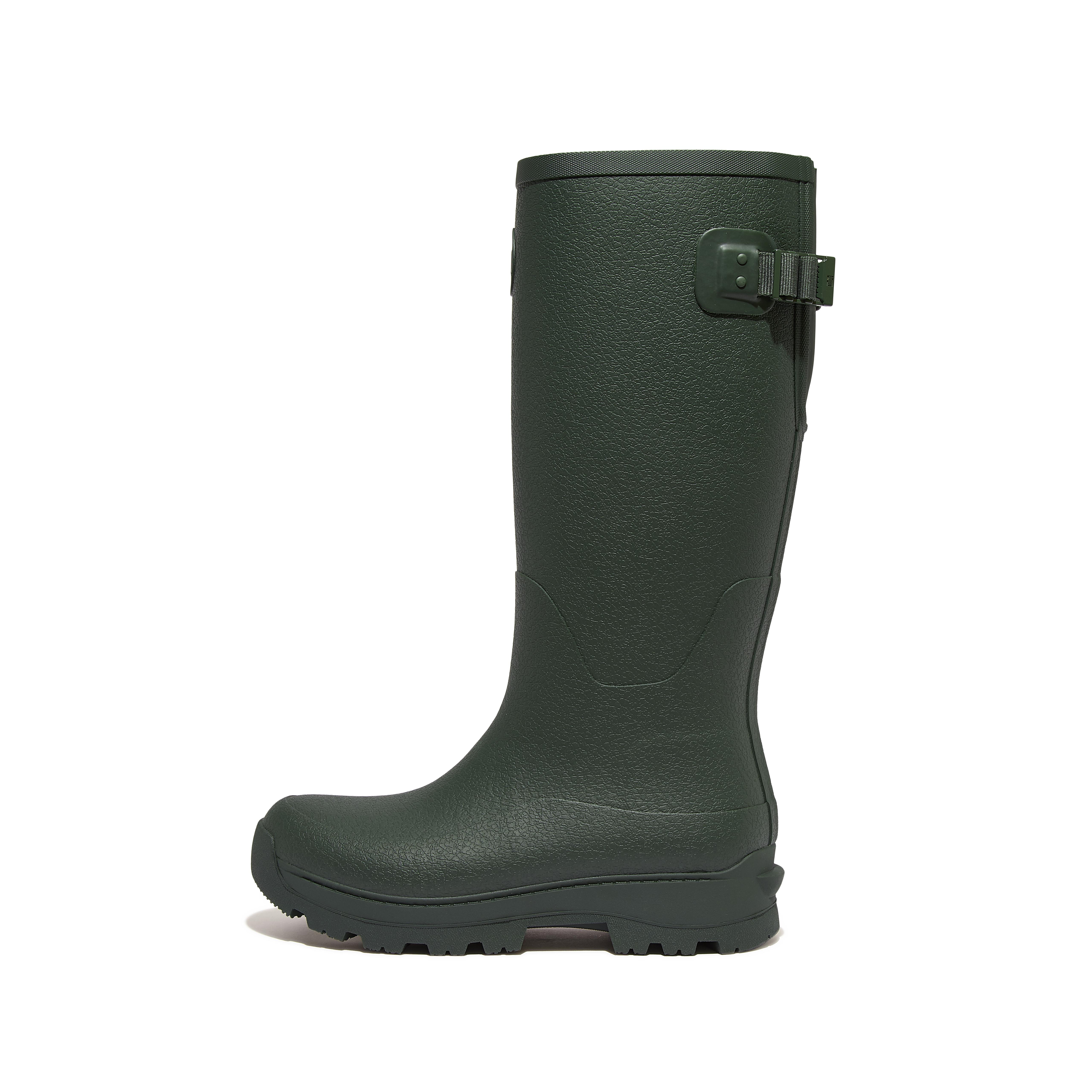 핏플랍 Fitflop High-Performance Tall Wellington Boots,Deep Green