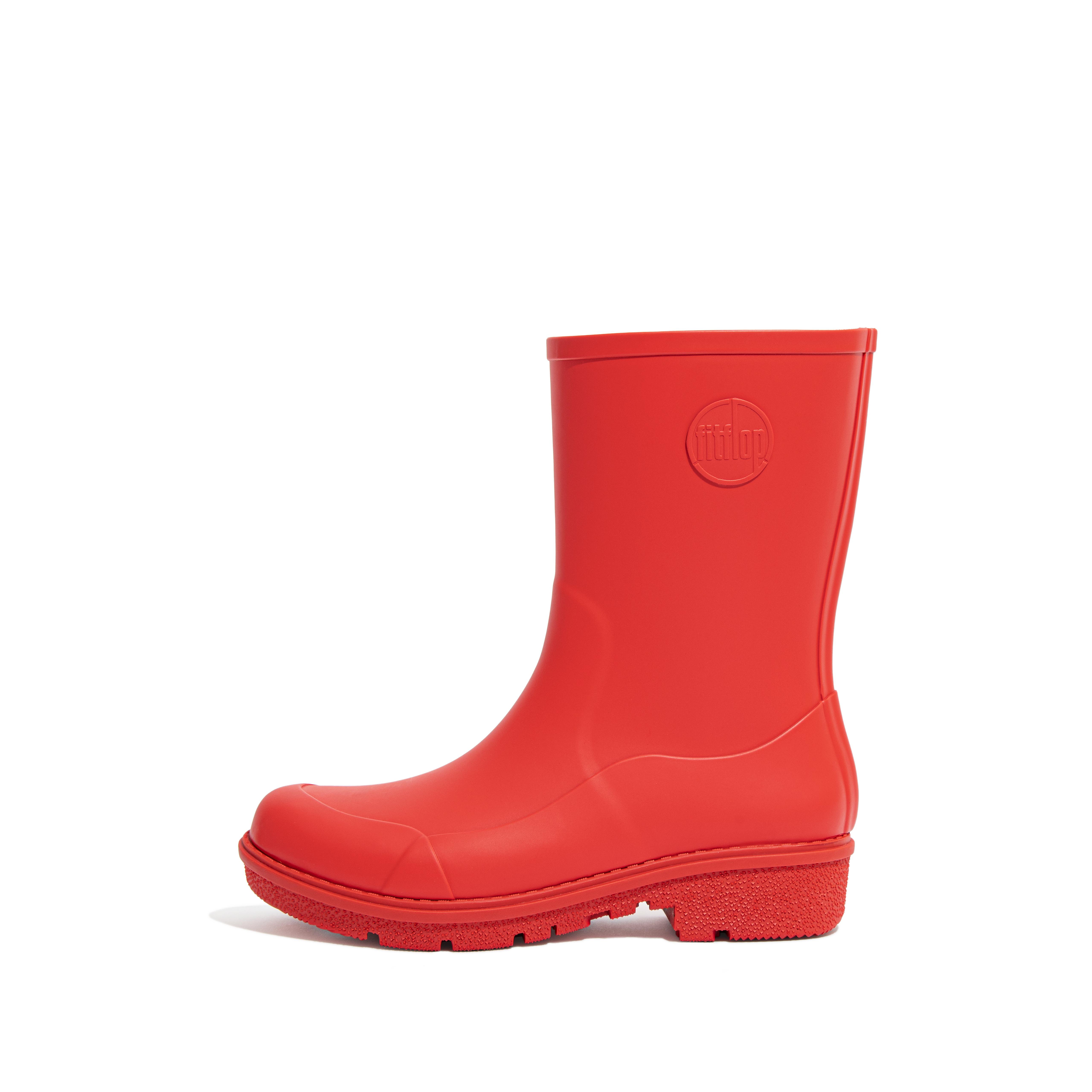 red ankle wellies