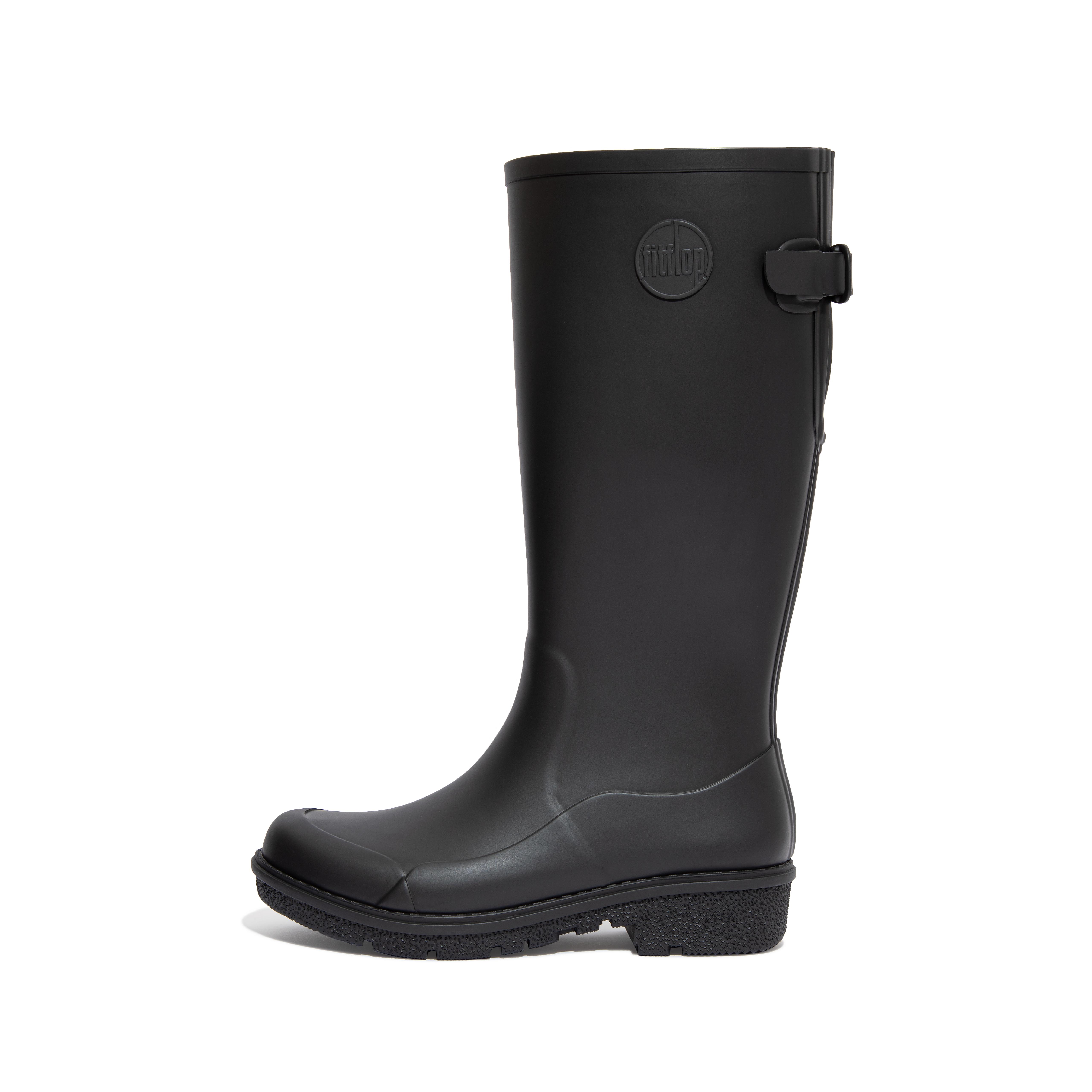 핏플랍 장화 (롱 레인부츠) FitFlop WONDERWELLY Tall Rain Boots,All Black
