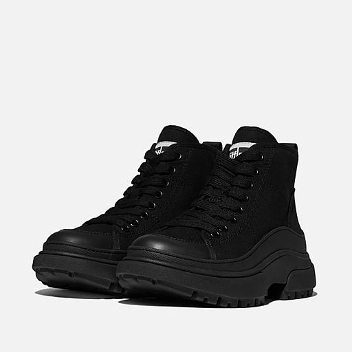 Scarpa Scarponcini Di Tela Donna Wylder Cotone, Tela, Gomma