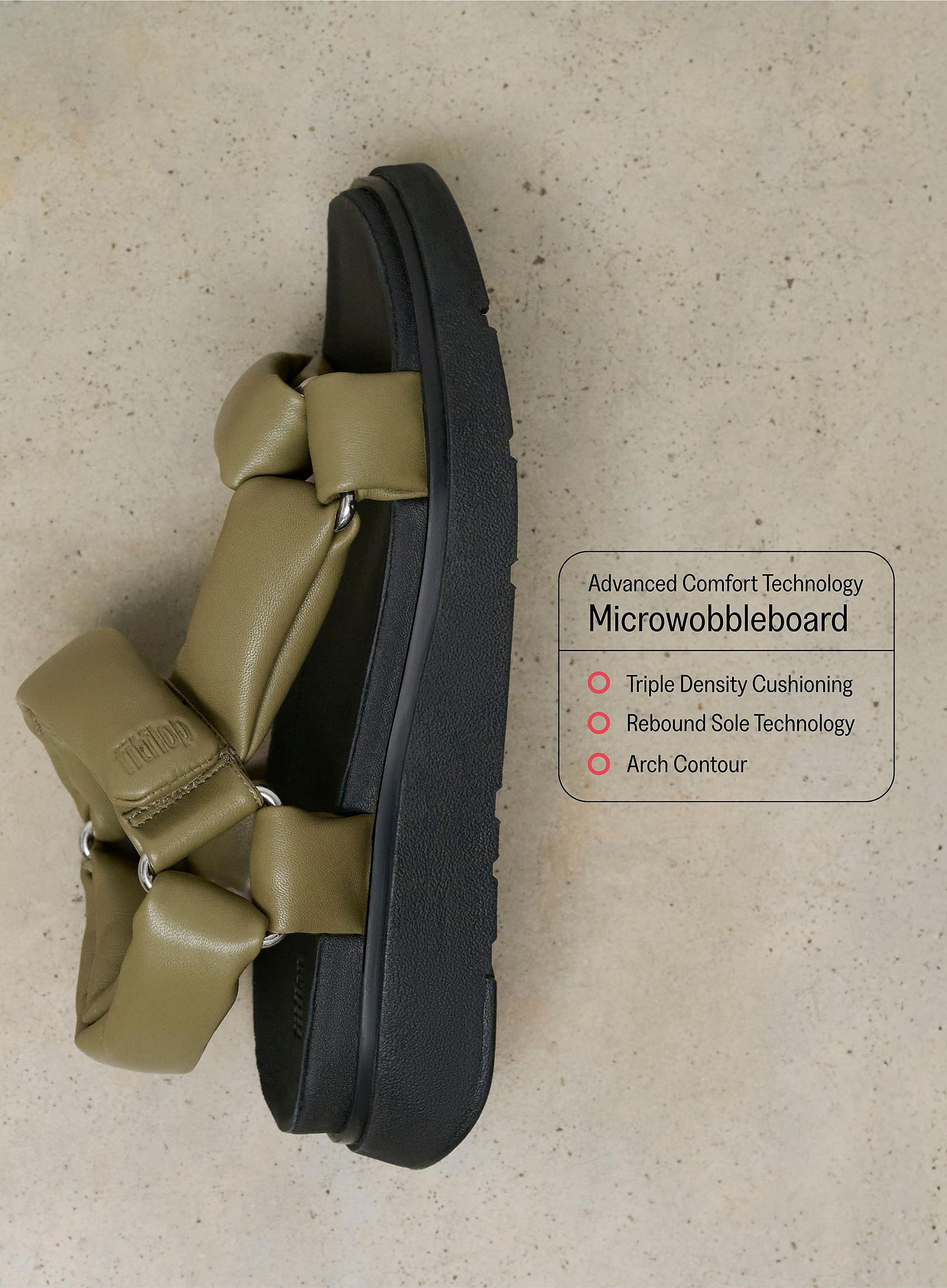 GEN-FF Soft-Leather Back-Strap Sandals