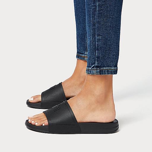 Women's Iqushion Rubber Slides | FitFlop CA