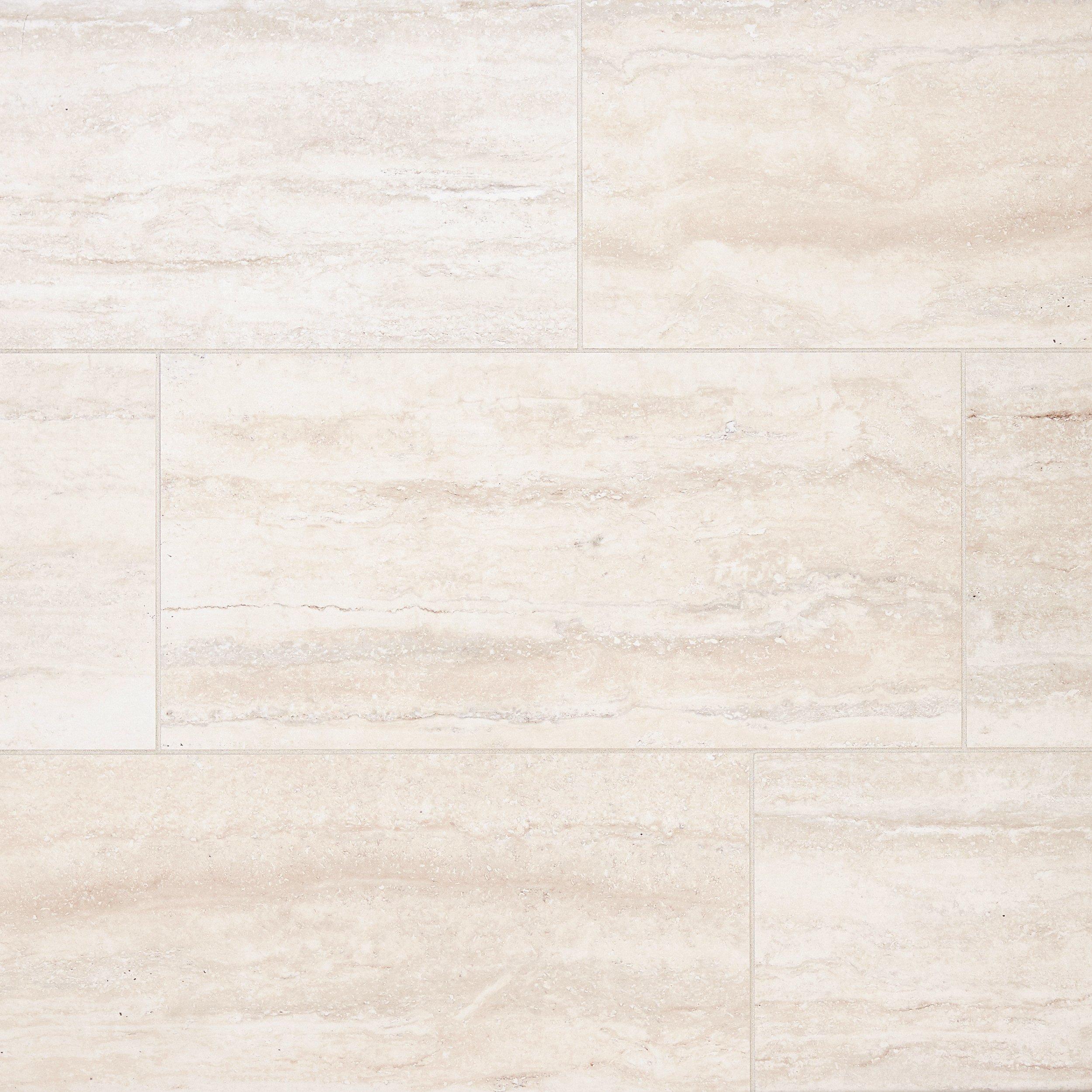 Travertini Bianco Matte Porcelain Tile