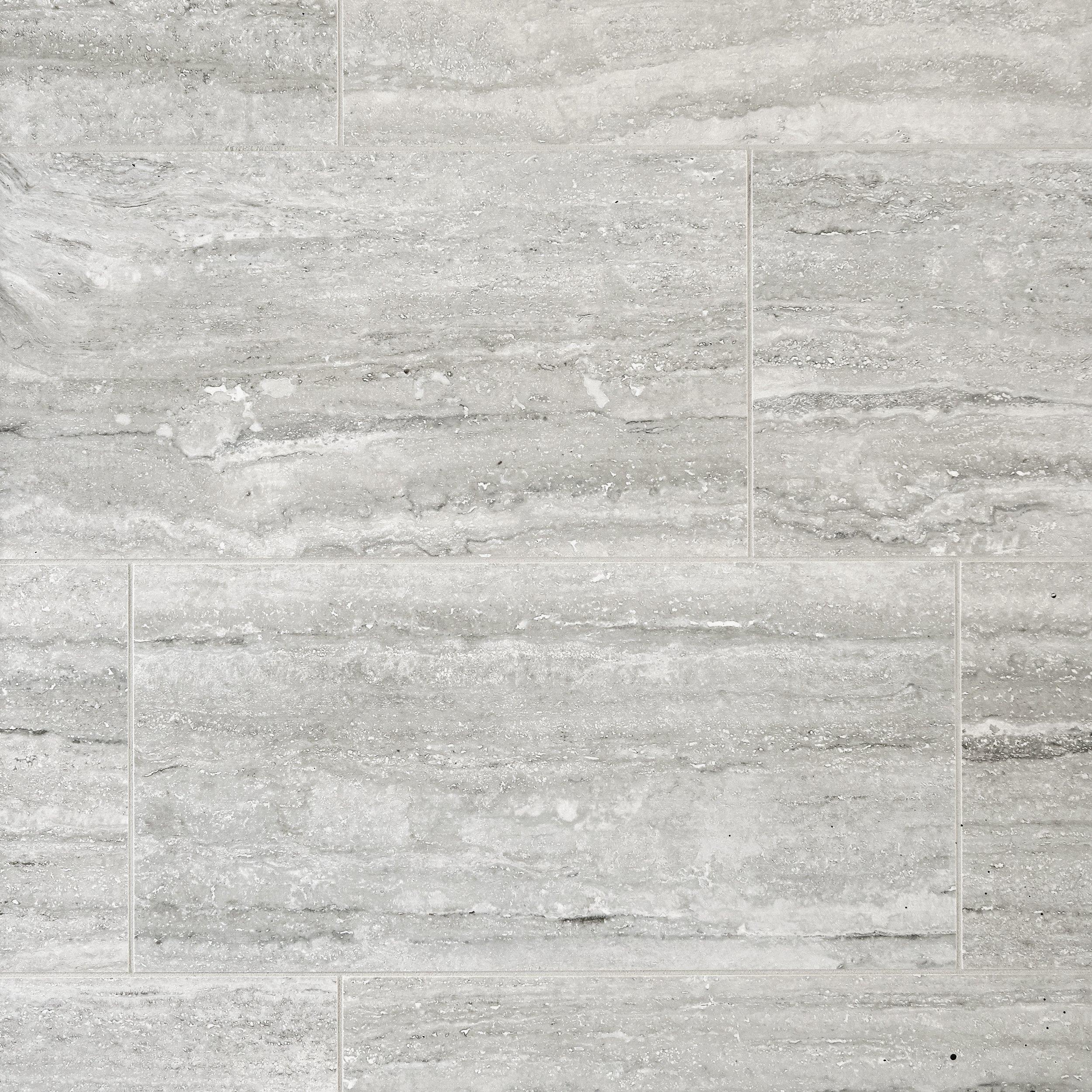Travertini Grigio Matte Porcelain Tile