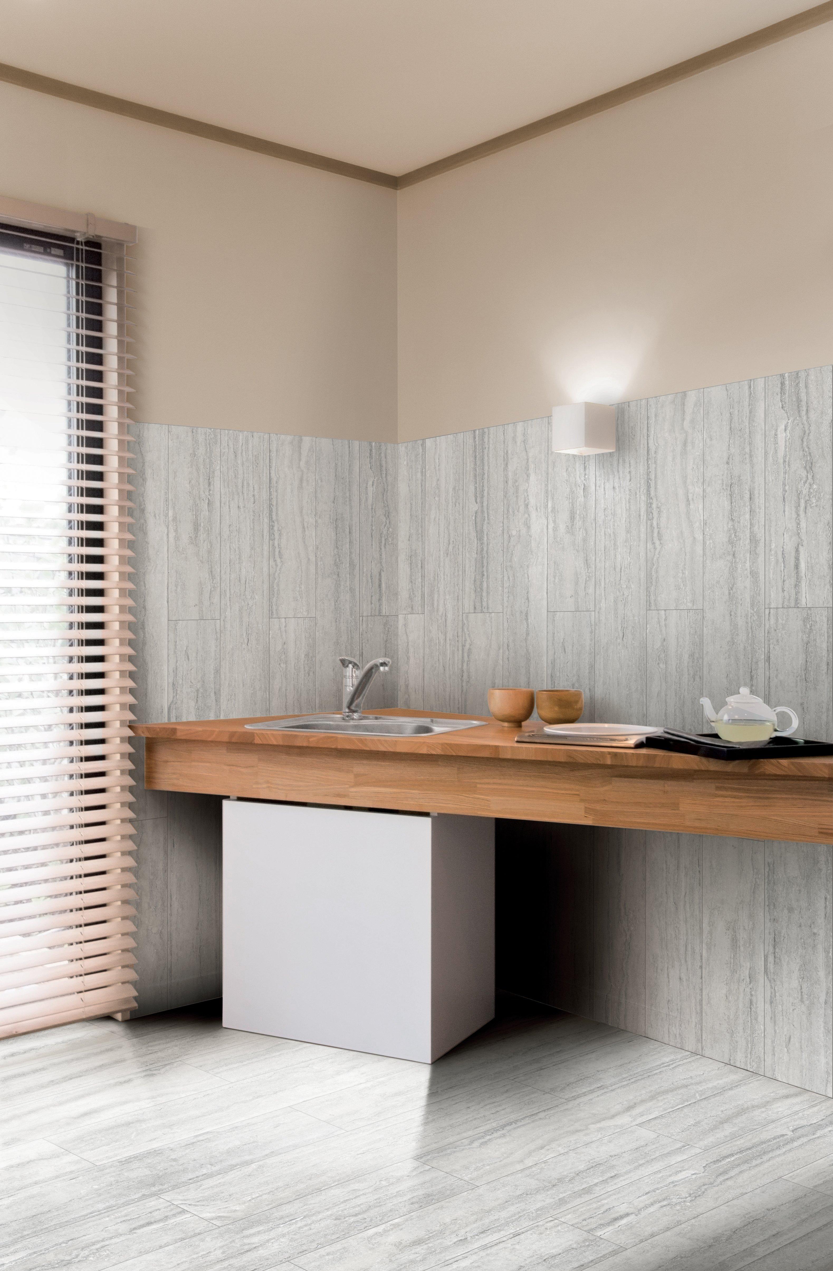 Travertini Grigio Matte Porcelain Tile