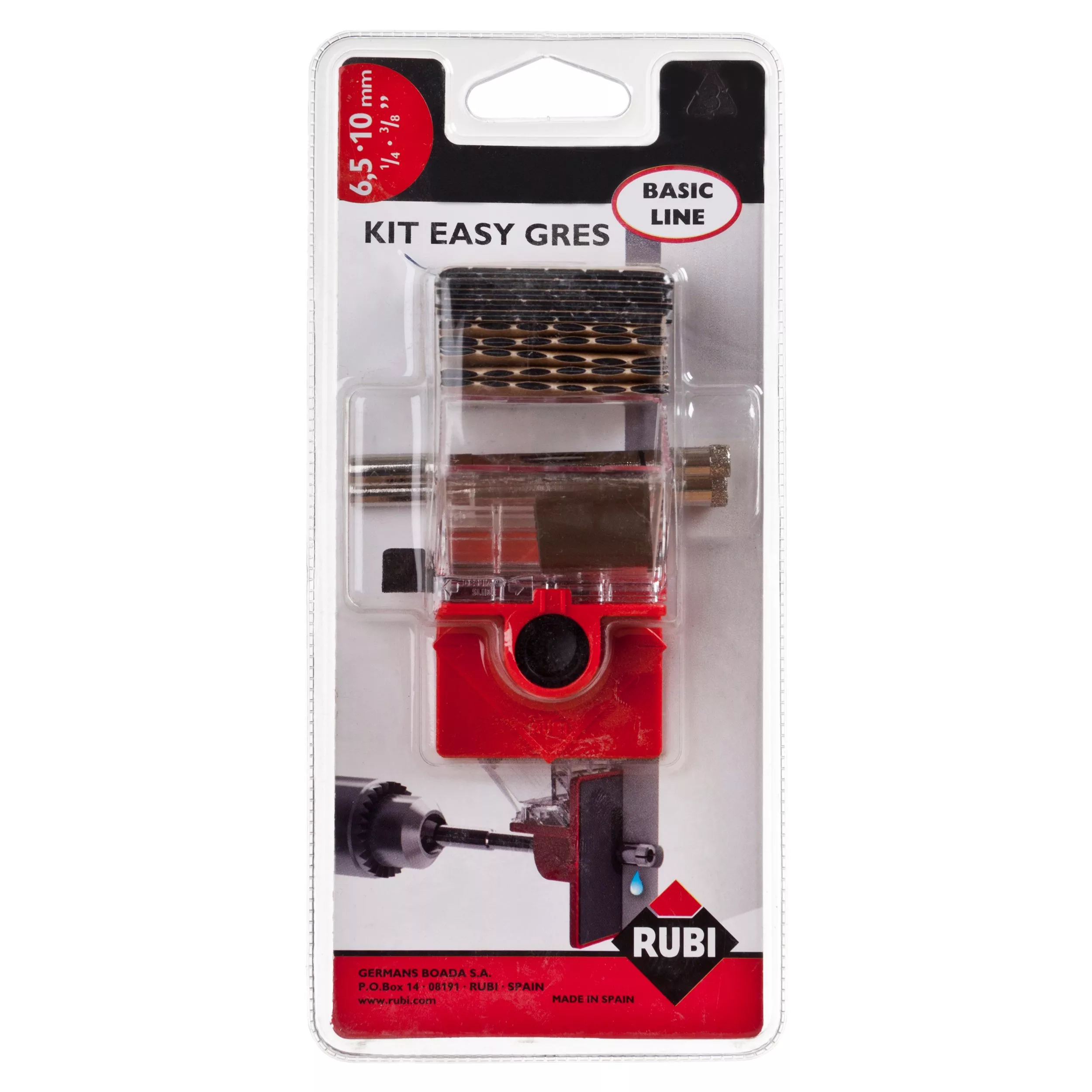 Rubi 1/4in. & 3/8in. Easy Gres Wet Diamond Drill Bit Kit Floor and Decor