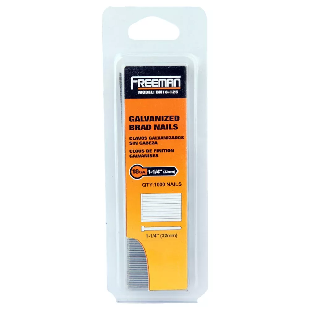 Freeman 18 Gauge Brad Nail 1 1/4in. Floor and Decor