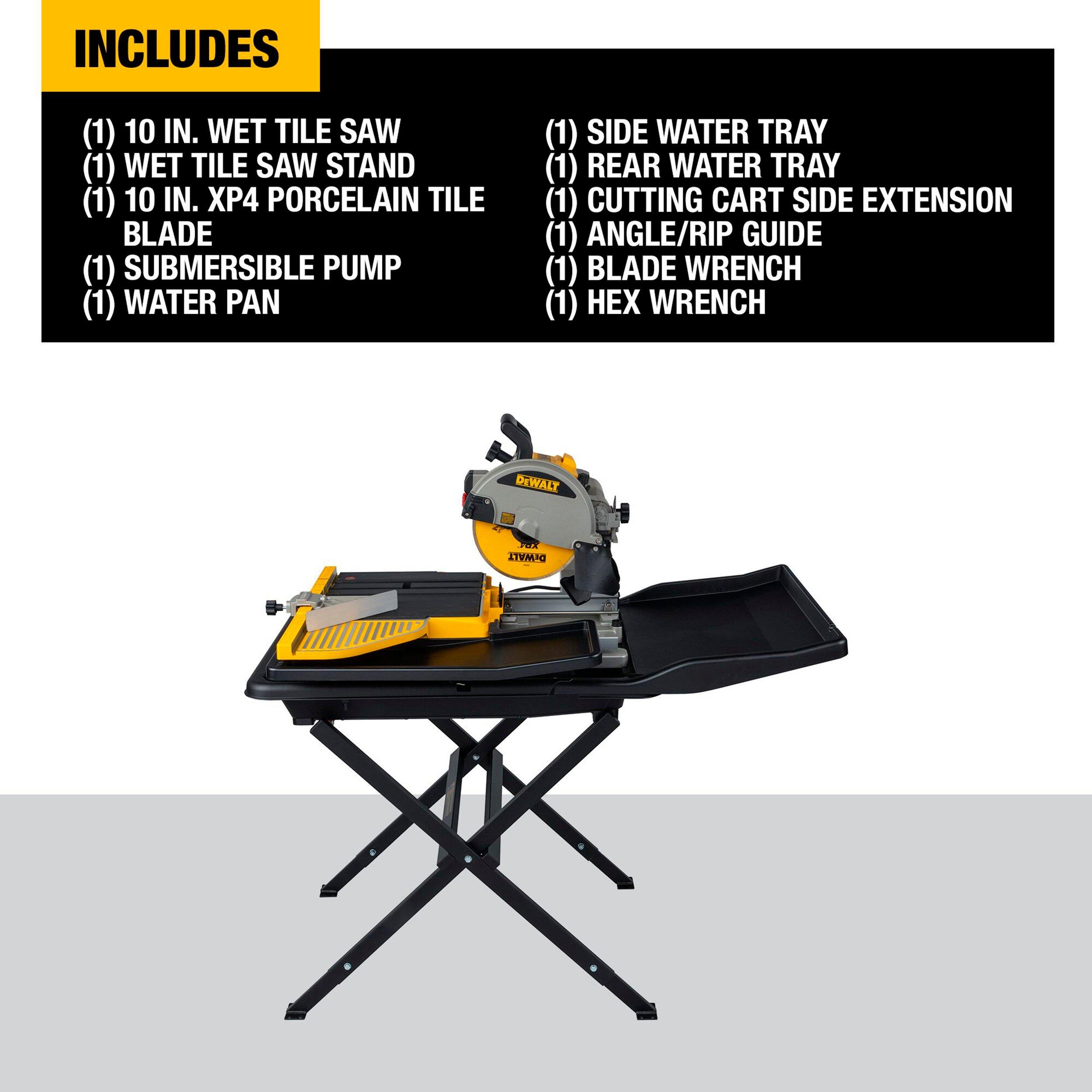 Dewalt Premium Tile Wet Saw With Stand