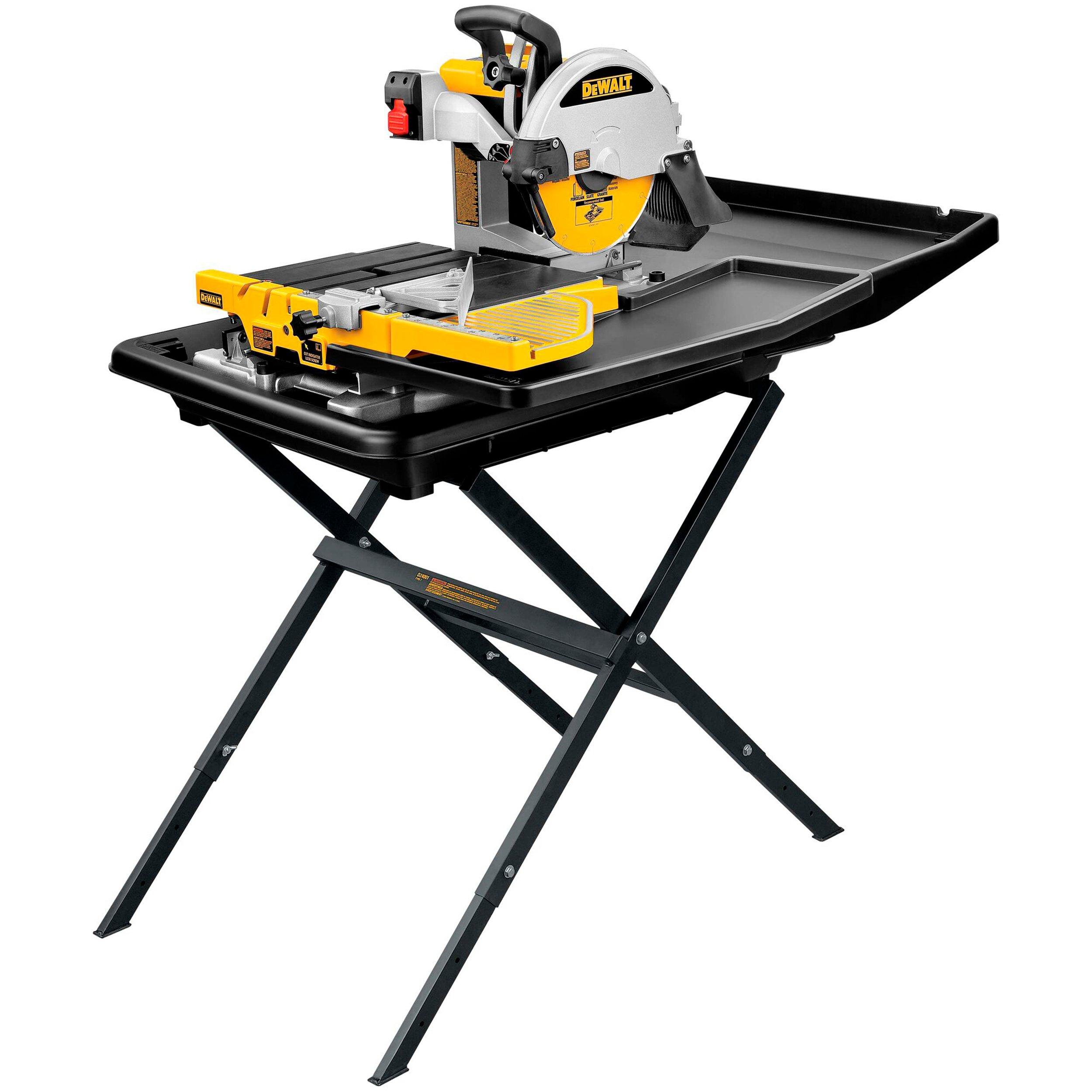 Dewalt Premium Tile Wet Saw With Stand