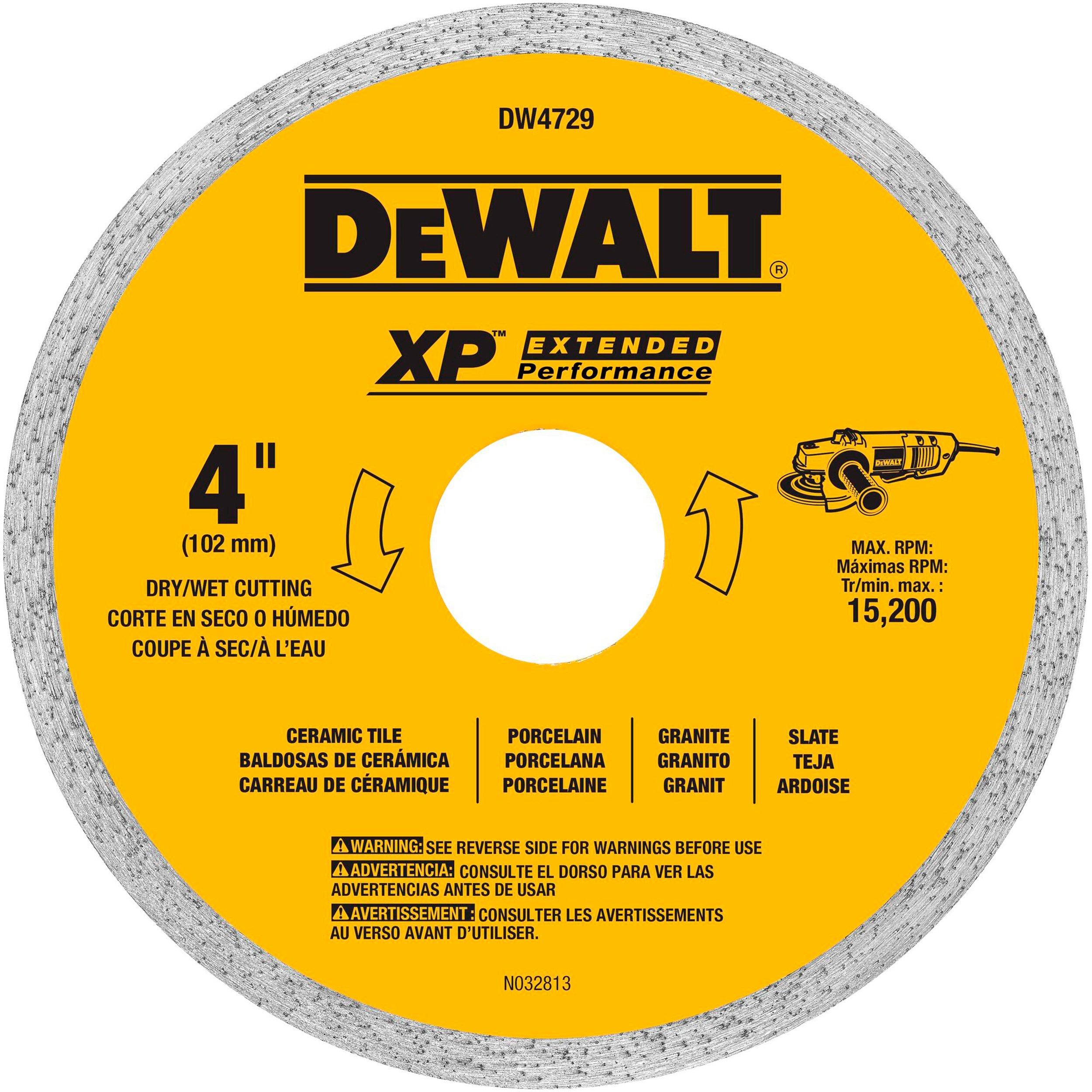 Dewalt XP 4in. Tile and Ceramic Diamond Blade