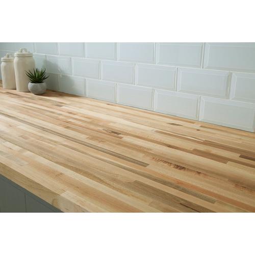 American Maple Butcher Block Countertop 12ft 144in X 25in 100020643 Floor And Decor