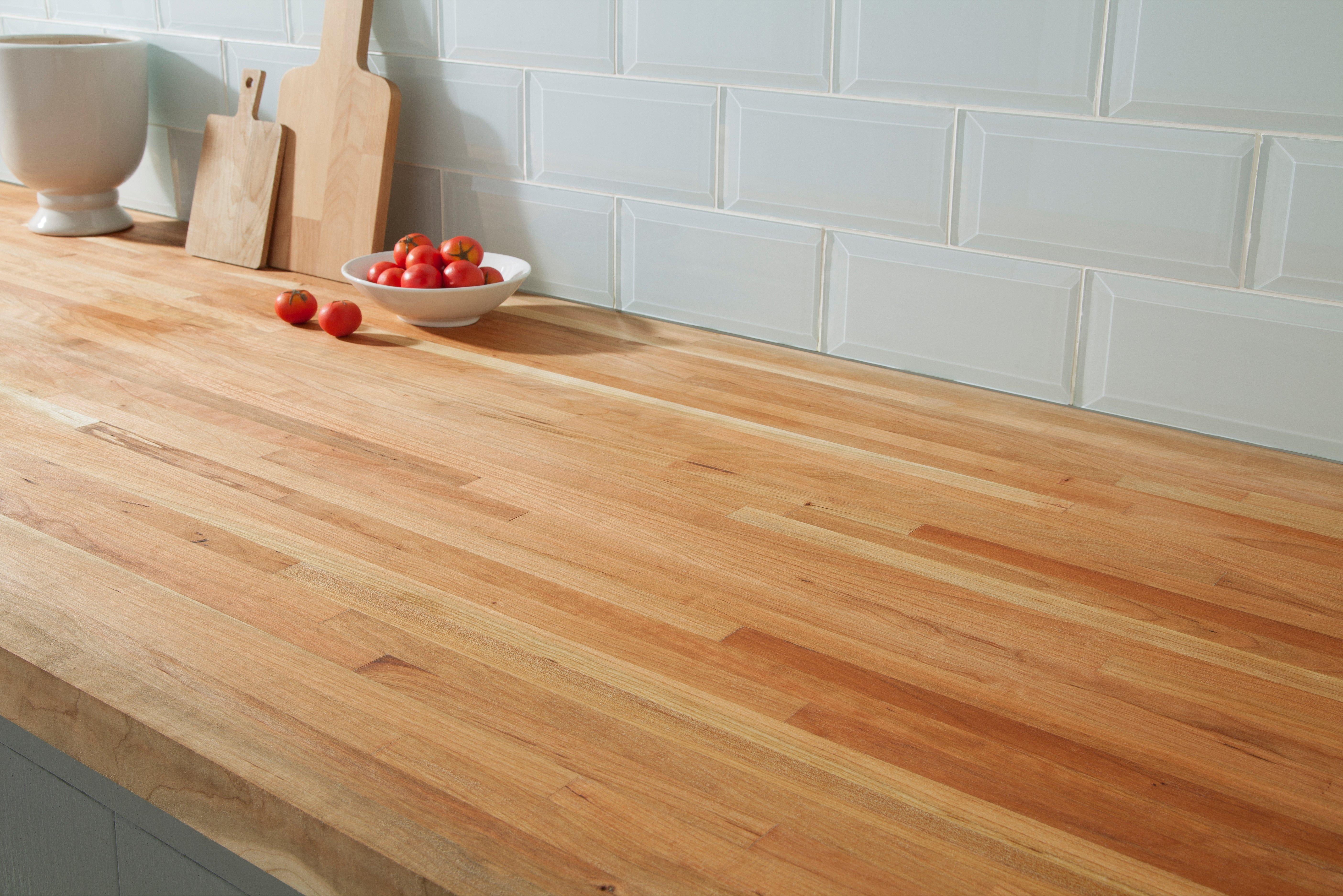 Small Cherry/Walnut Butcher Block Table