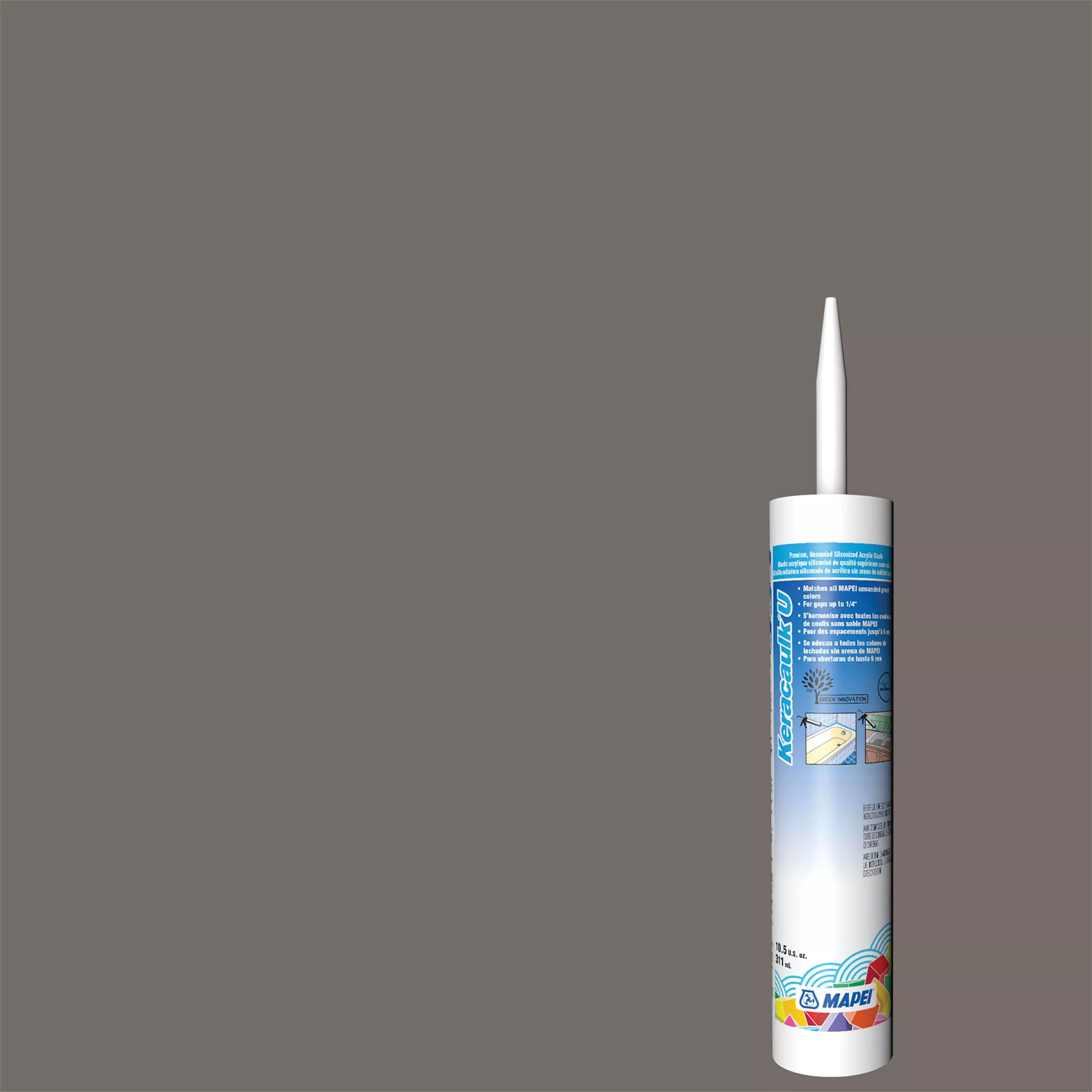 Mapei 09 Gray Keracaulk U Unsanded Siliconized Acrylic Caulk