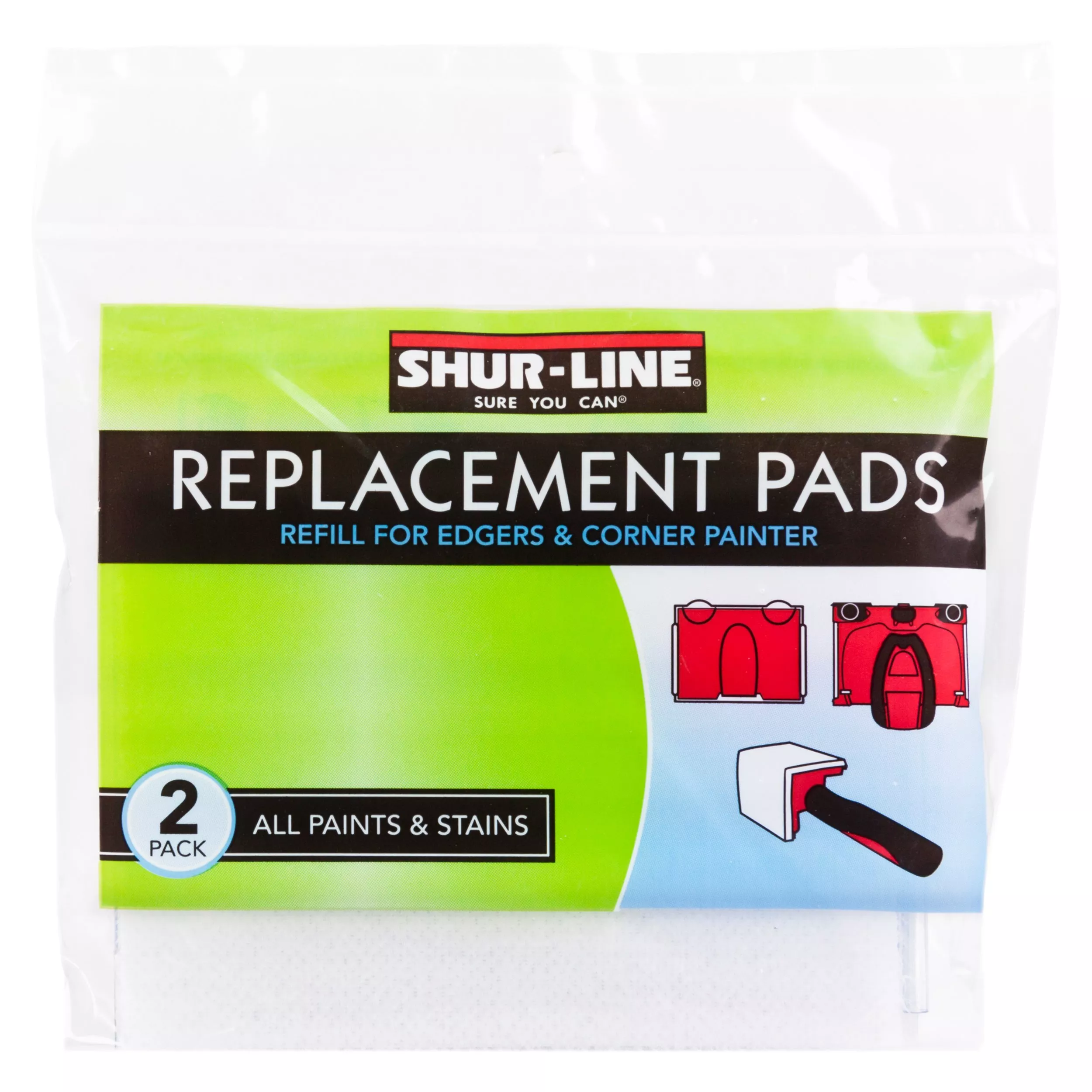 Shurline Edger Replacement Pads 2 pack