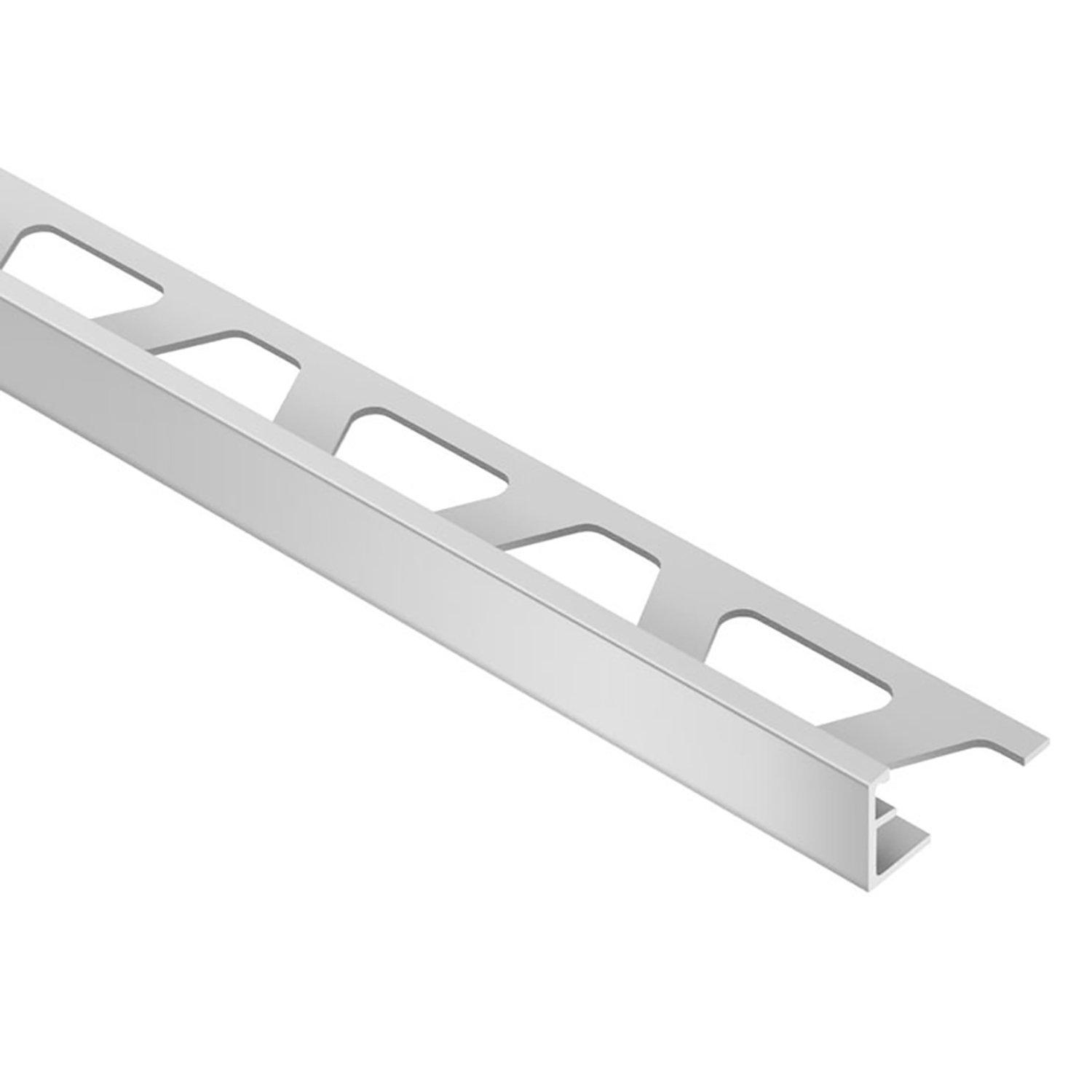 Schluter Schiene Edge Trim 1/4in. Aluminum Satin