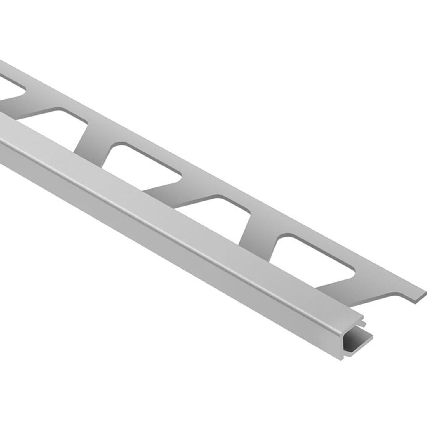 Schluter Quadec Square Edge Trim 5/16in. Aluminum Satin