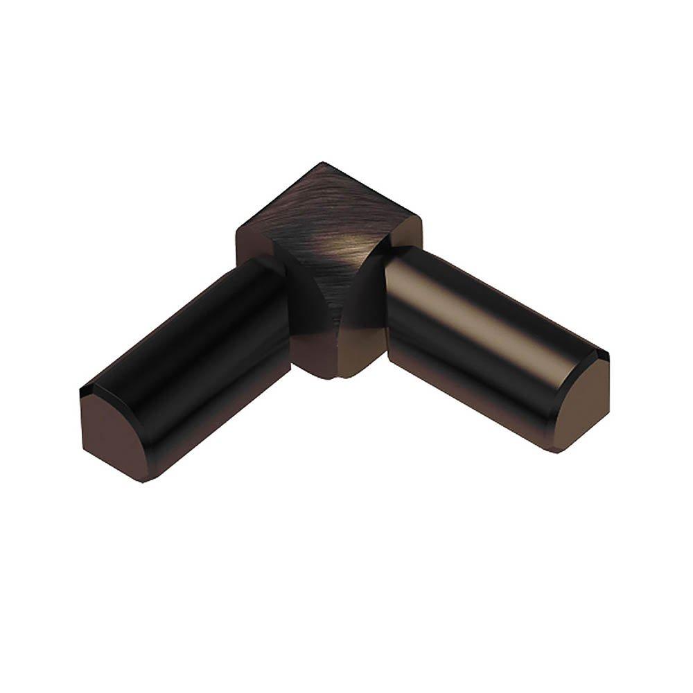 Schluter Rondec 2-Leg In Corner 3/8in. Aluminum Antique Bronze