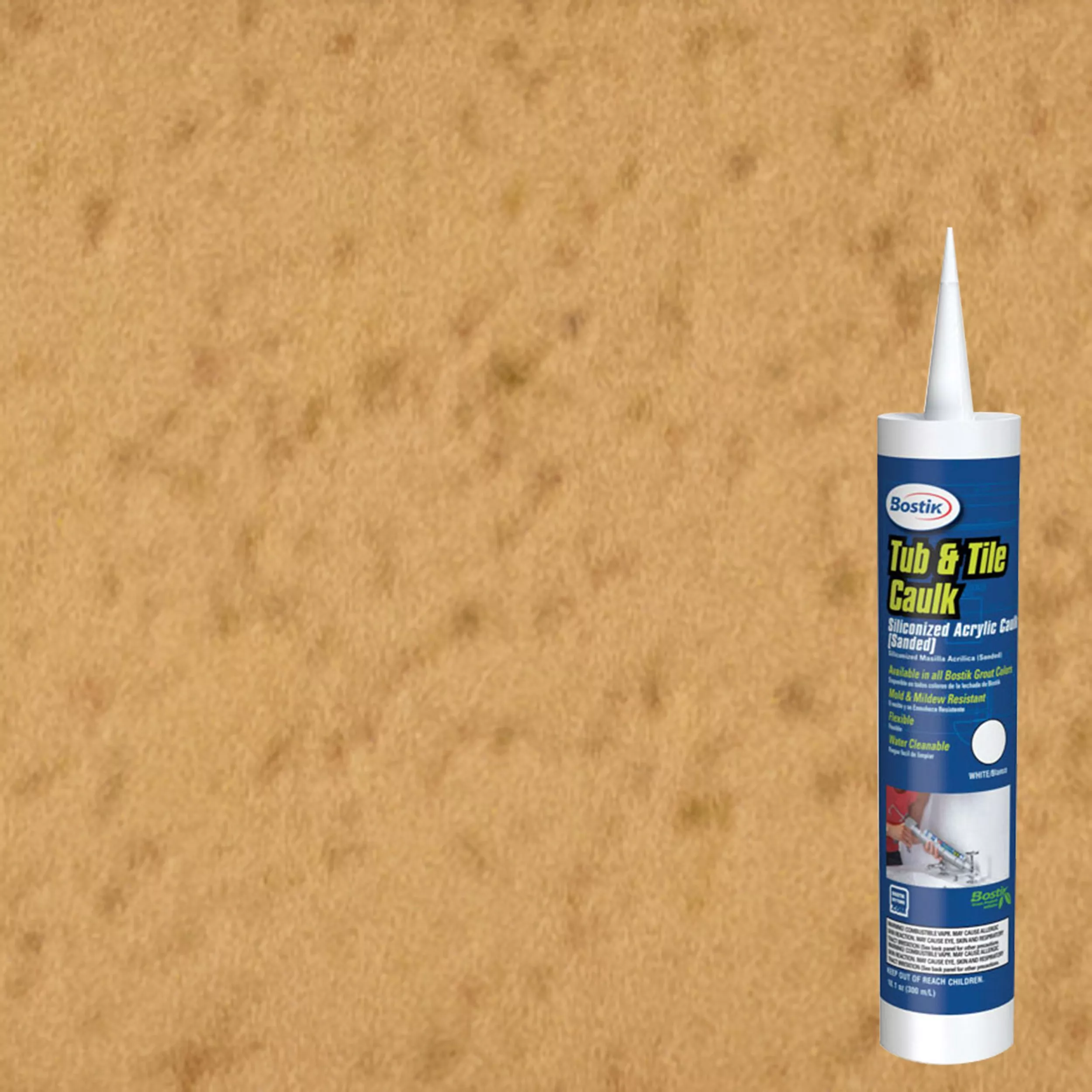 Bostik Linen Tub and Tile Sanded Caulk Floor and Decor