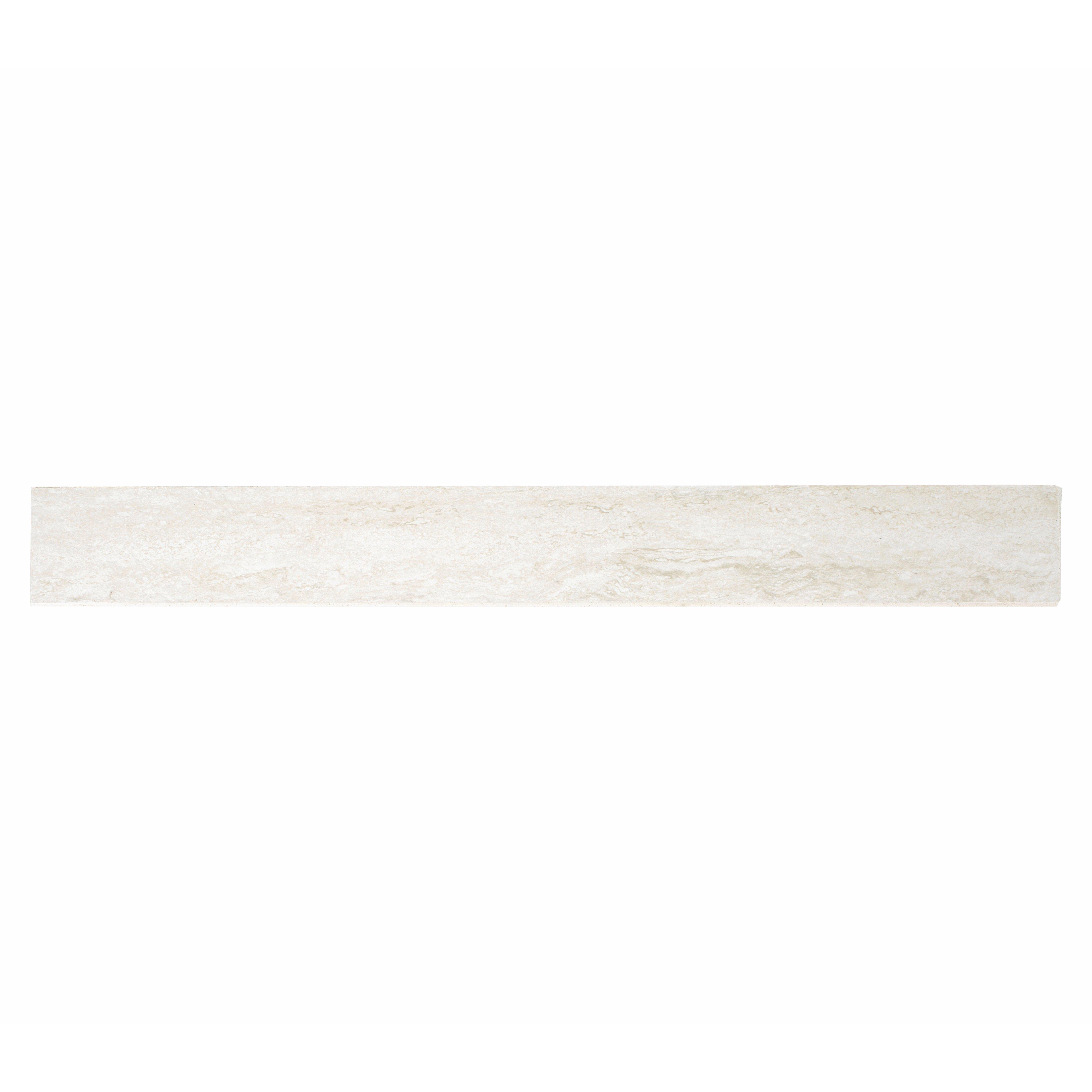 Forum Ivory Porcelain Bullnose 3 X 24 100047133 Floor And Decor