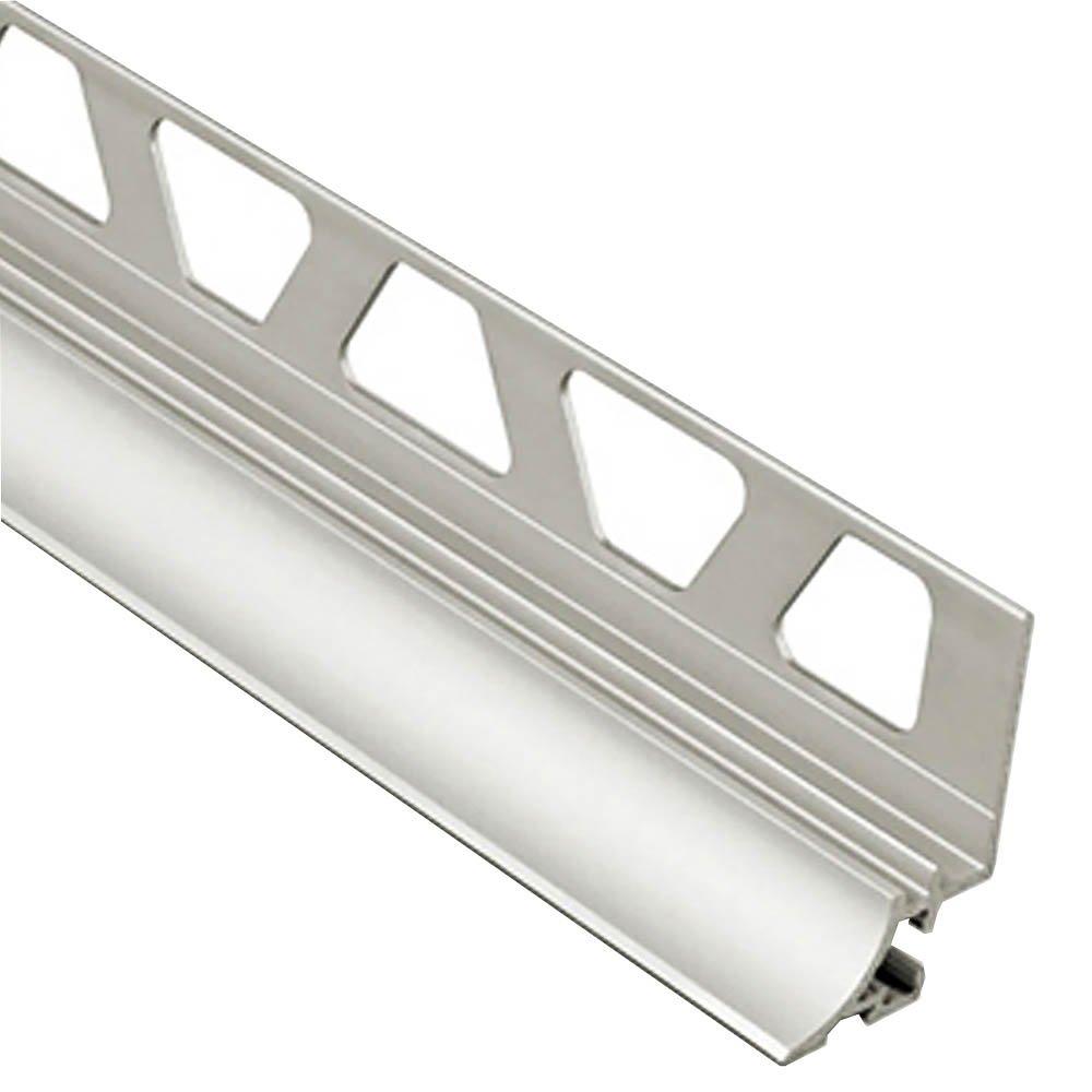 Schluter Dilex-Ahka Cove Base 3/8in. Aluminum Satin
