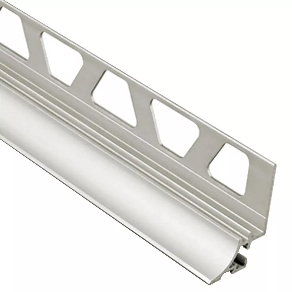 Schluter Dilex-Ahka Cove Base 3/8in. Aluminum Satin