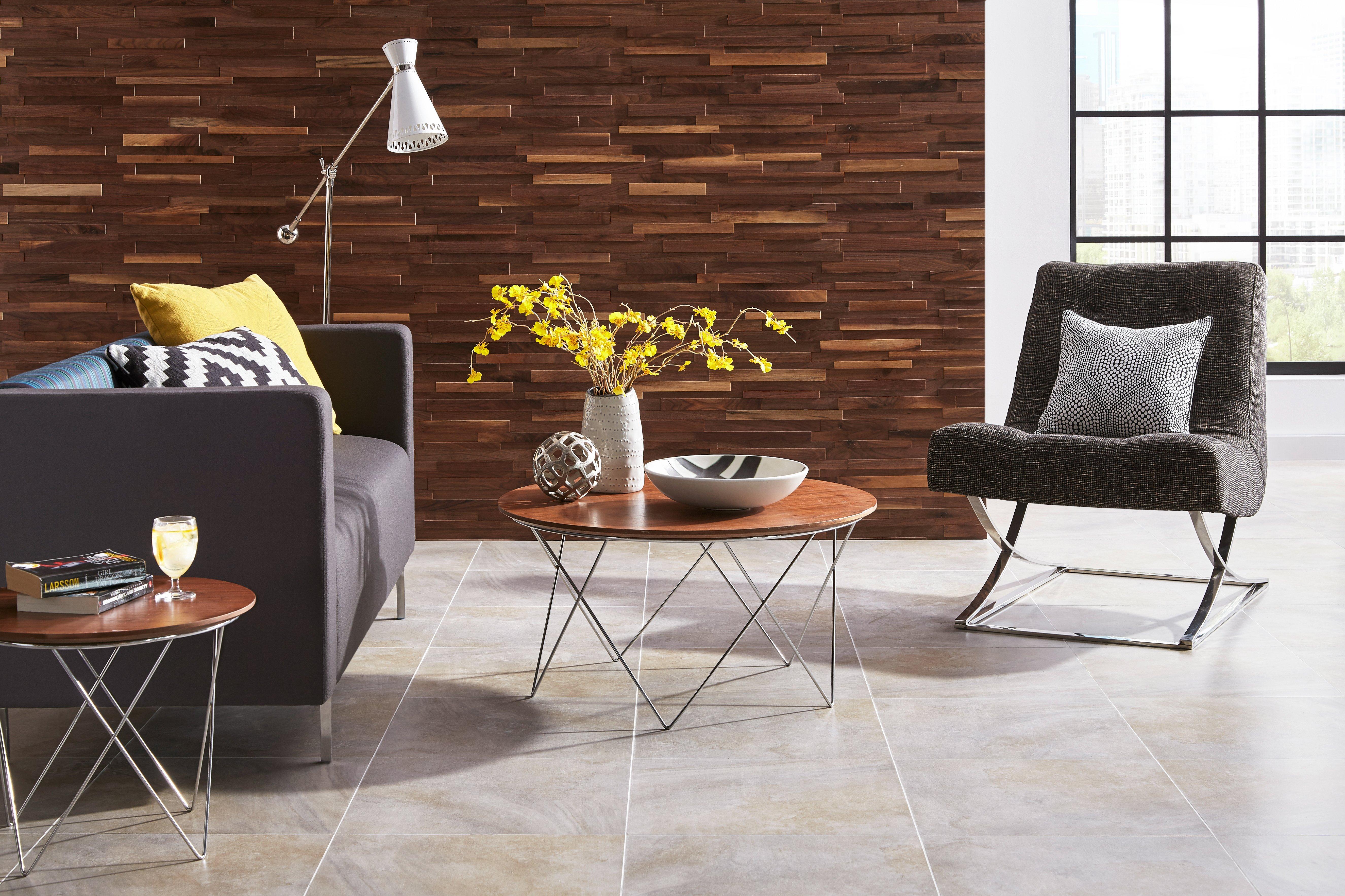 Black Walnut Hardwood Wall Plank Panel