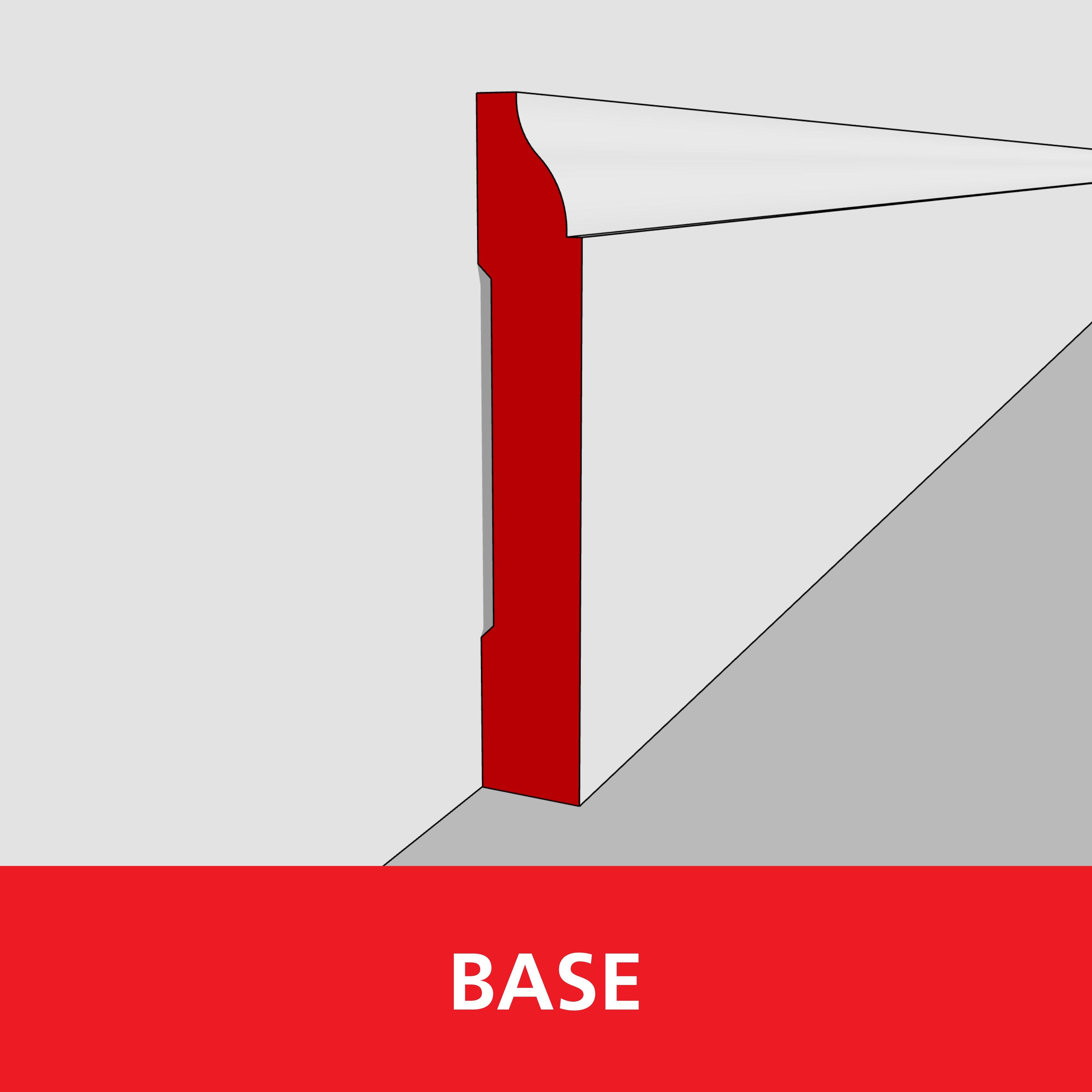 MDF 2790A 14mm x 4 1/4in. x 12ft. Base