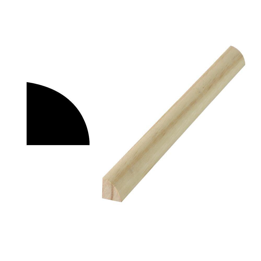 Pine Solid Wood WM0106 11/16in. x 11/16in. x 12ft. Quarter Round