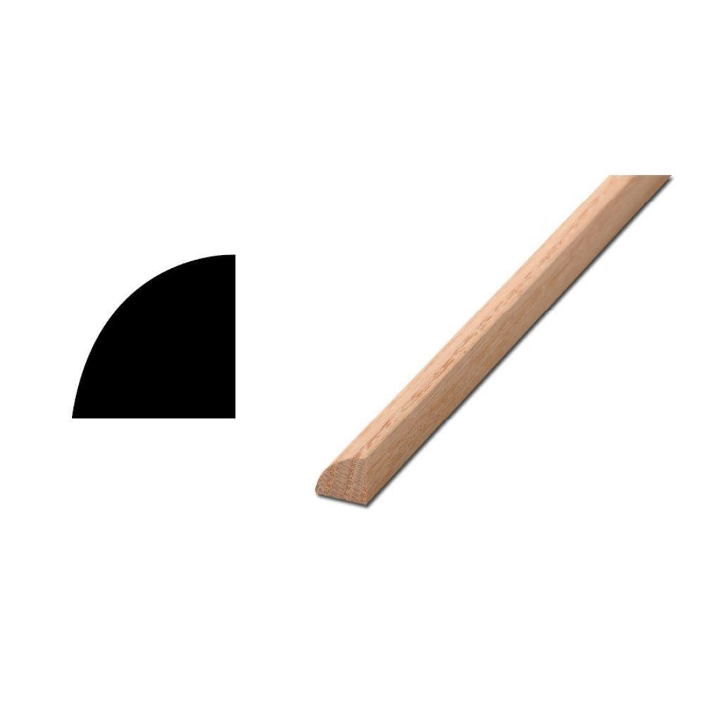 Oak Solid Wood WM0106 11/16in. x 11/16in. x 12ft. Quarter Round