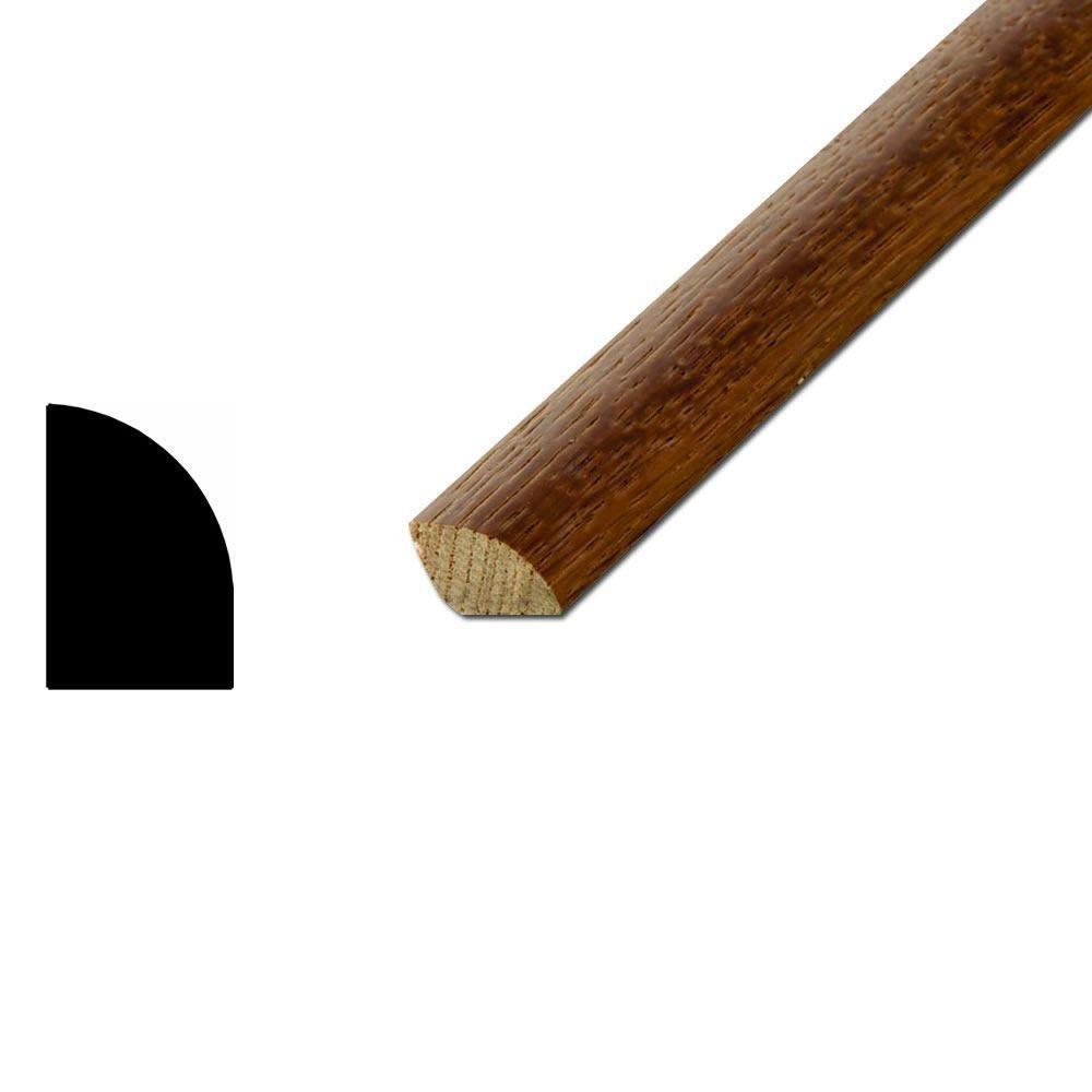 Oak Solid Wood WM0126 1/2in. x 3/4in. x 12ft. Shoe