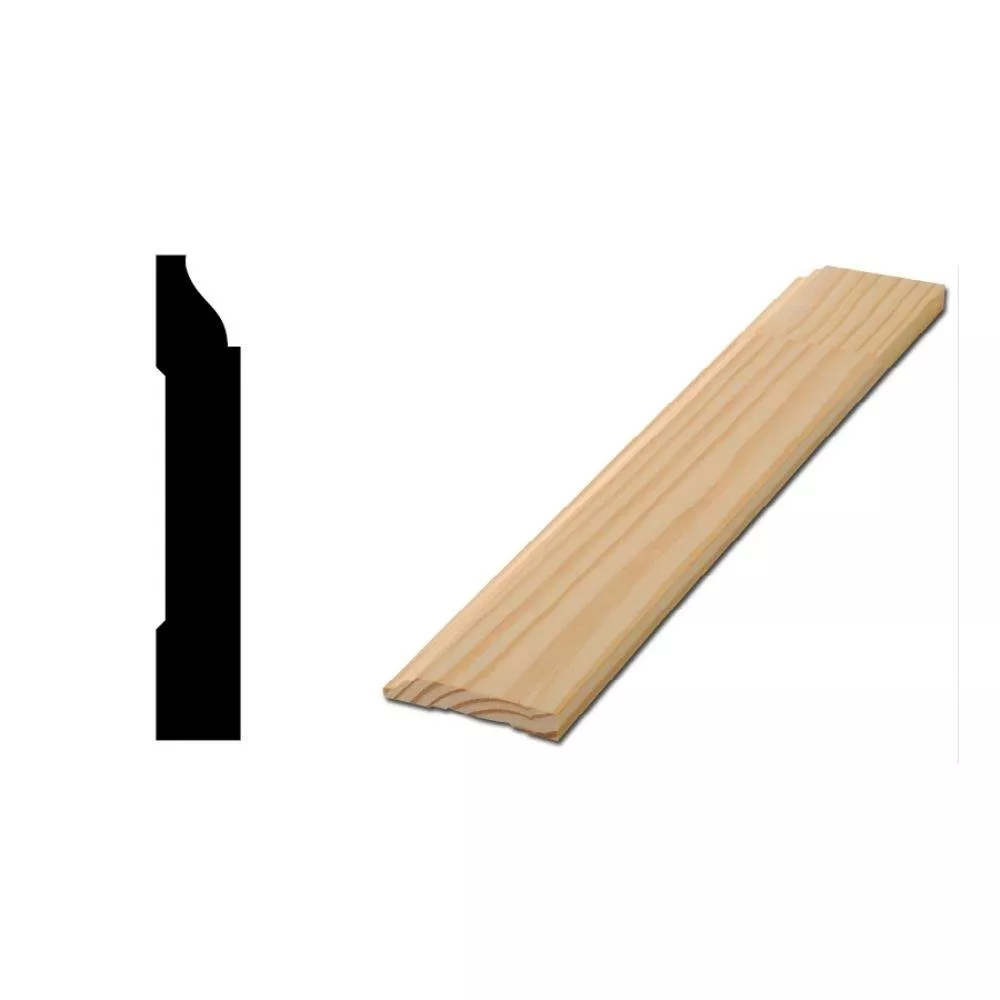 Oak Solid Wood WM0623 1/2in. x 3 1/4in. x 12ft. Base