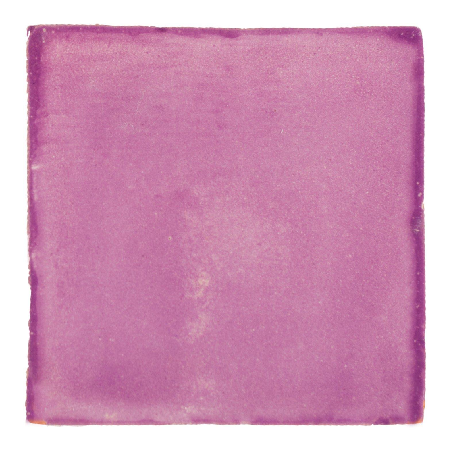 Hand-Painted Pink Talavera Tile - Pattern RT4VI
