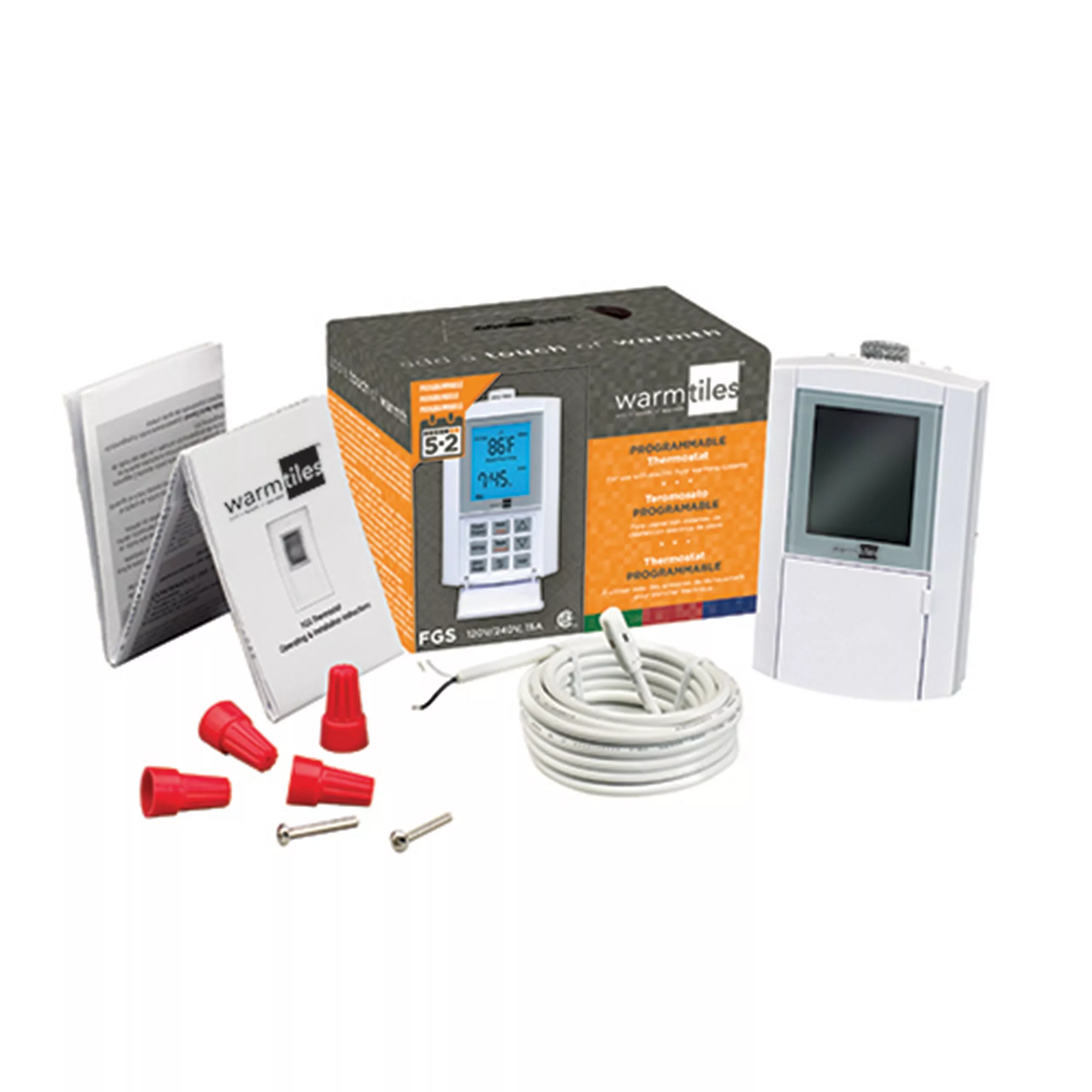 Easyheat FGS Dual-Voltage Programmable Thermostat 120-240V | Floor and Decor