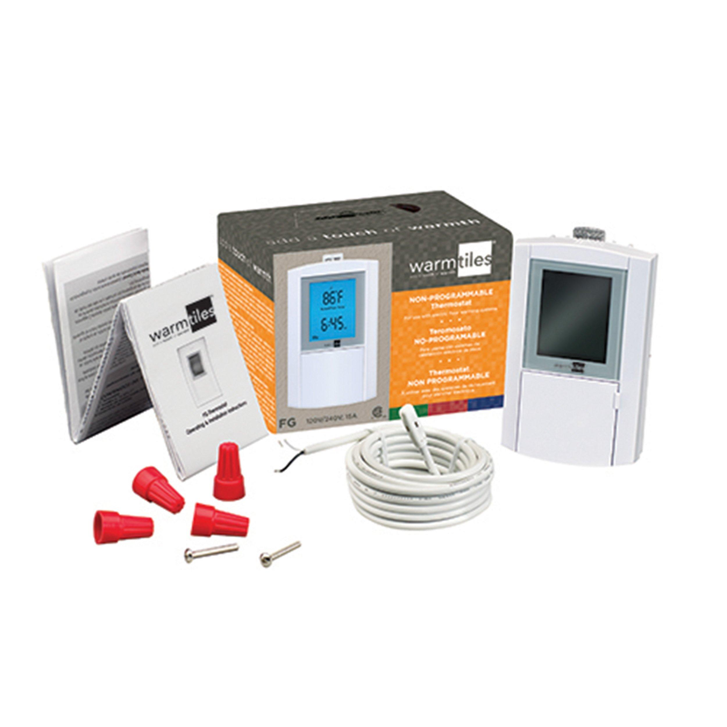 FGS Easyheat Dual-Voltage Non-Programmable Thermostat 120-240V