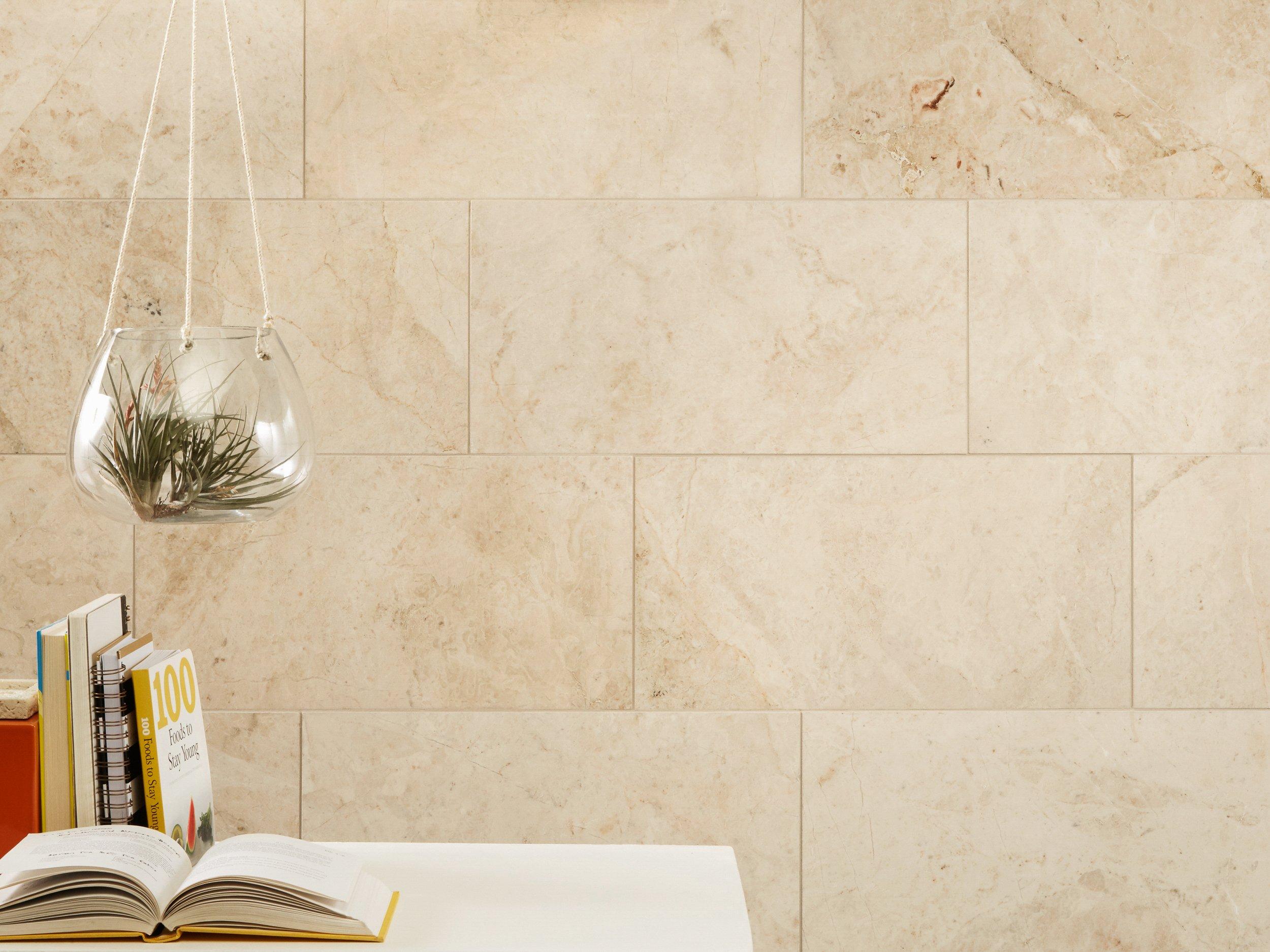 Beige Fantasy Polished Marble Tile